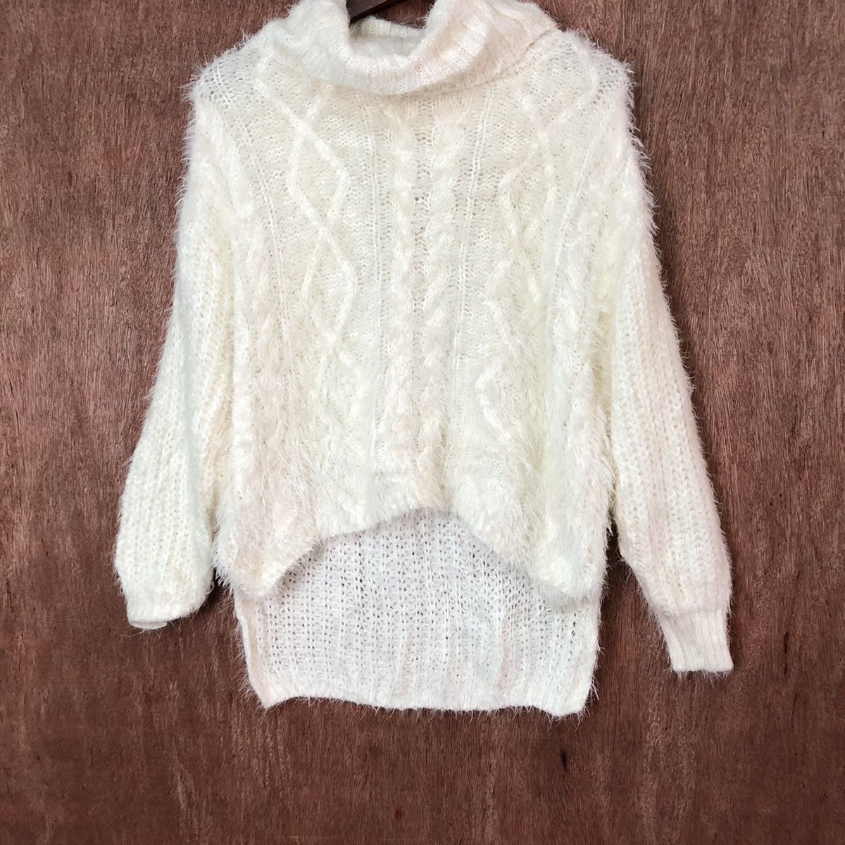Homespun Knitwear × Japanese Brand × Vintage Heather Shag Shaggy Fur Mohair Knitwear #6459 Size US M / EU 48-50 / 2 - 3 Thumbnail