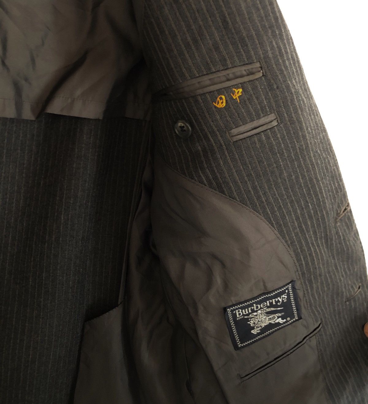 Vintage 🔥Burberry Nice Striped Blazer Size US S / EU 44-46 / 1 - 6 Thumbnail