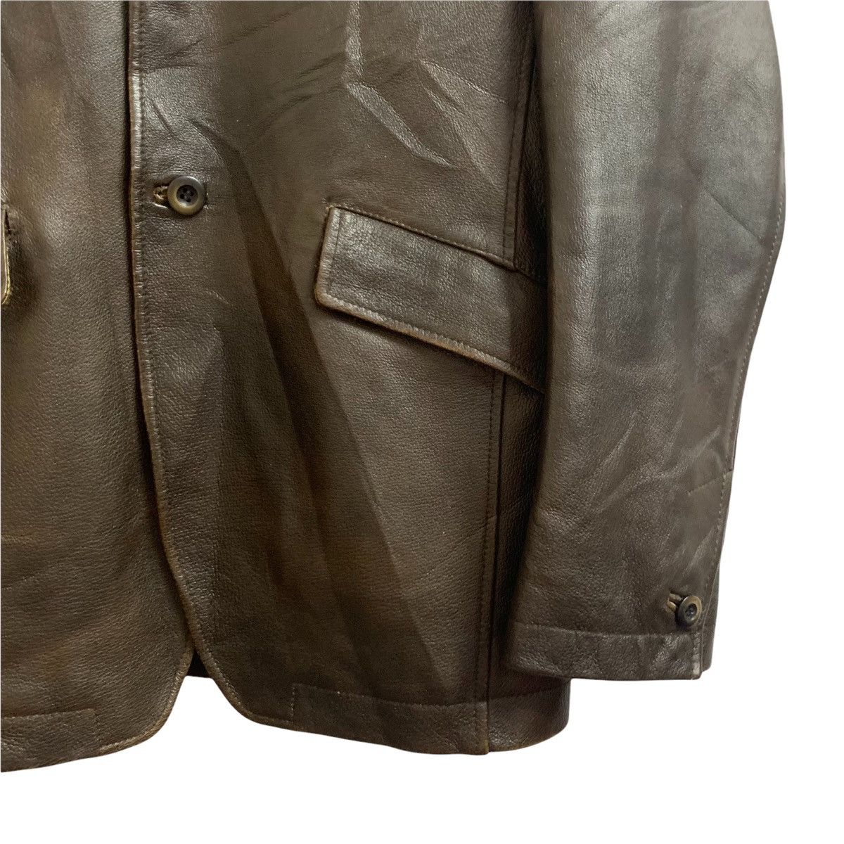 Nicole Club Nicole Club For Men Leather Button Jacket Size US S / EU 44-46 / 1 - 6 Thumbnail