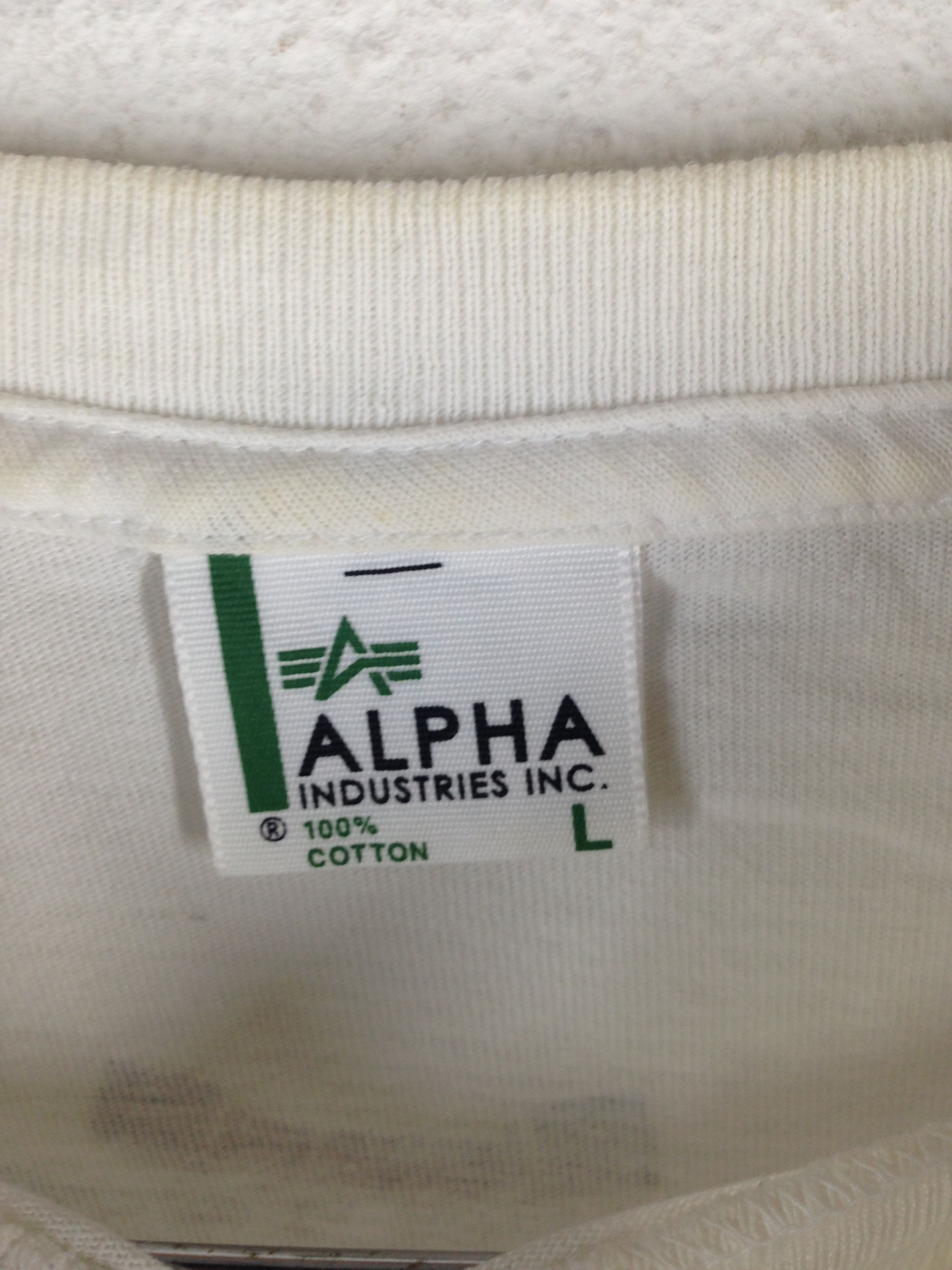 Alpha Industries Alpha Industries Big Logo Skull Long Sleeve GCW23 Size US L / EU 52-54 / 3 - 3 Thumbnail