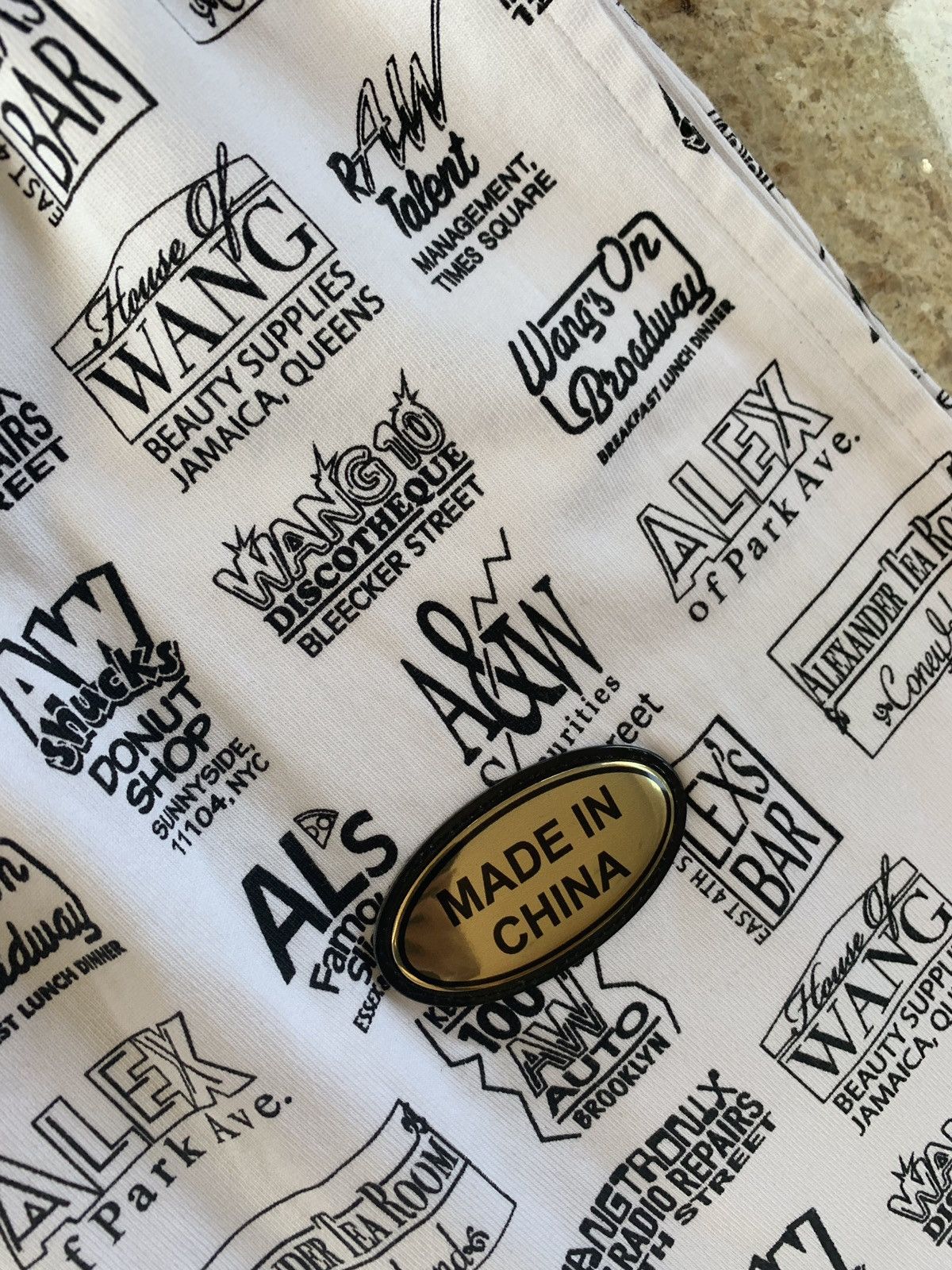 Alexander Wang Logo All Over Pants in White Size US 36 / EU 52 - 9 Thumbnail