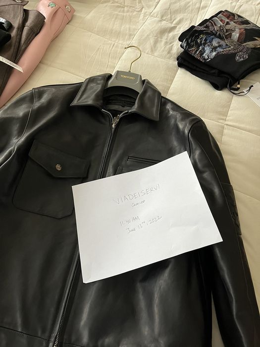 Chrome Hearts Chrome Hearts leather patch jacket, Grailed