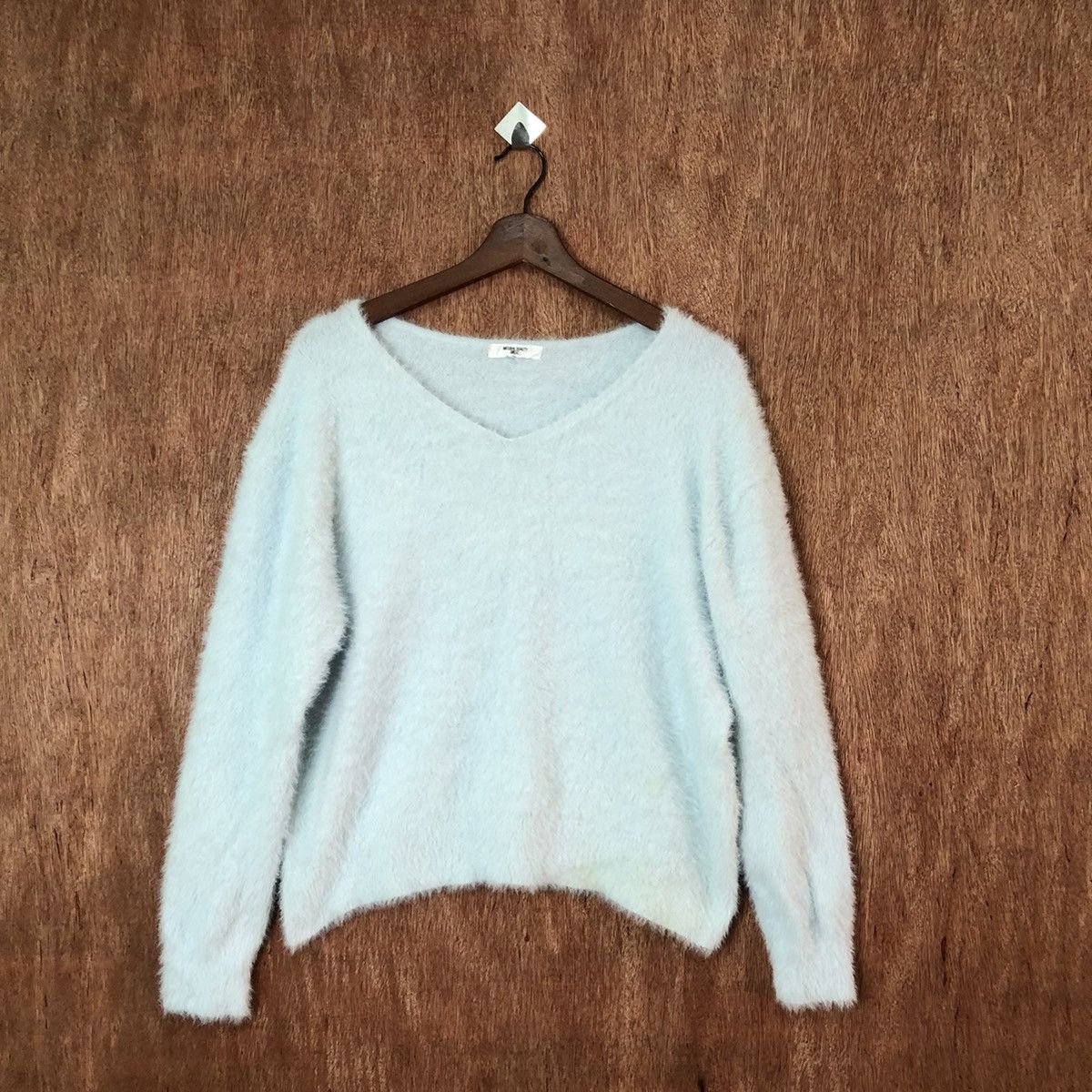 Japanese Brand Natural Beauty Basic Shagy Shaggy Fur Mohair Knitwear #6430 Size US M / EU 48-50 / 2 - 1 Thumbnail