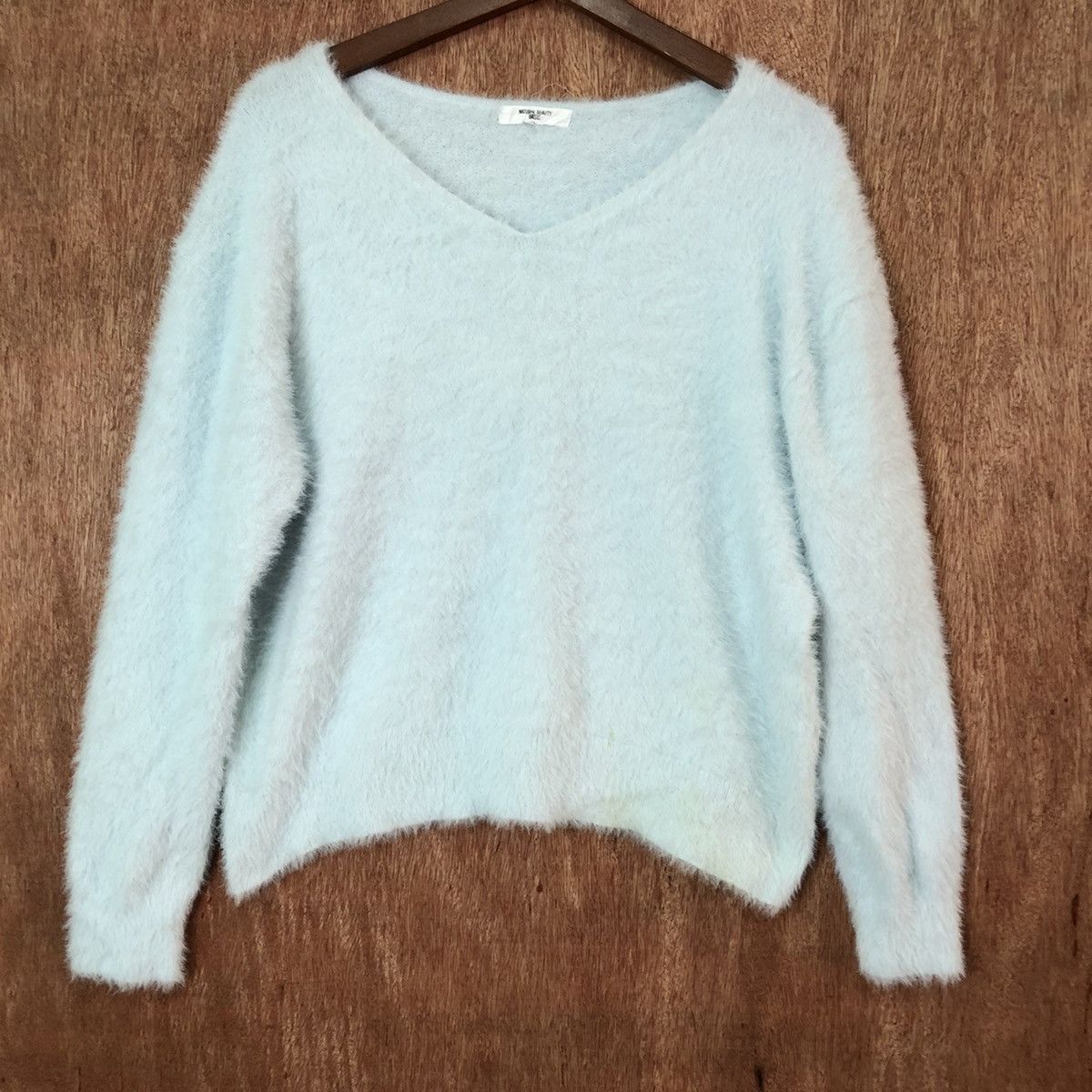Japanese Brand Natural Beauty Basic Shagy Shaggy Fur Mohair Knitwear #6430 Size US M / EU 48-50 / 2 - 3 Thumbnail