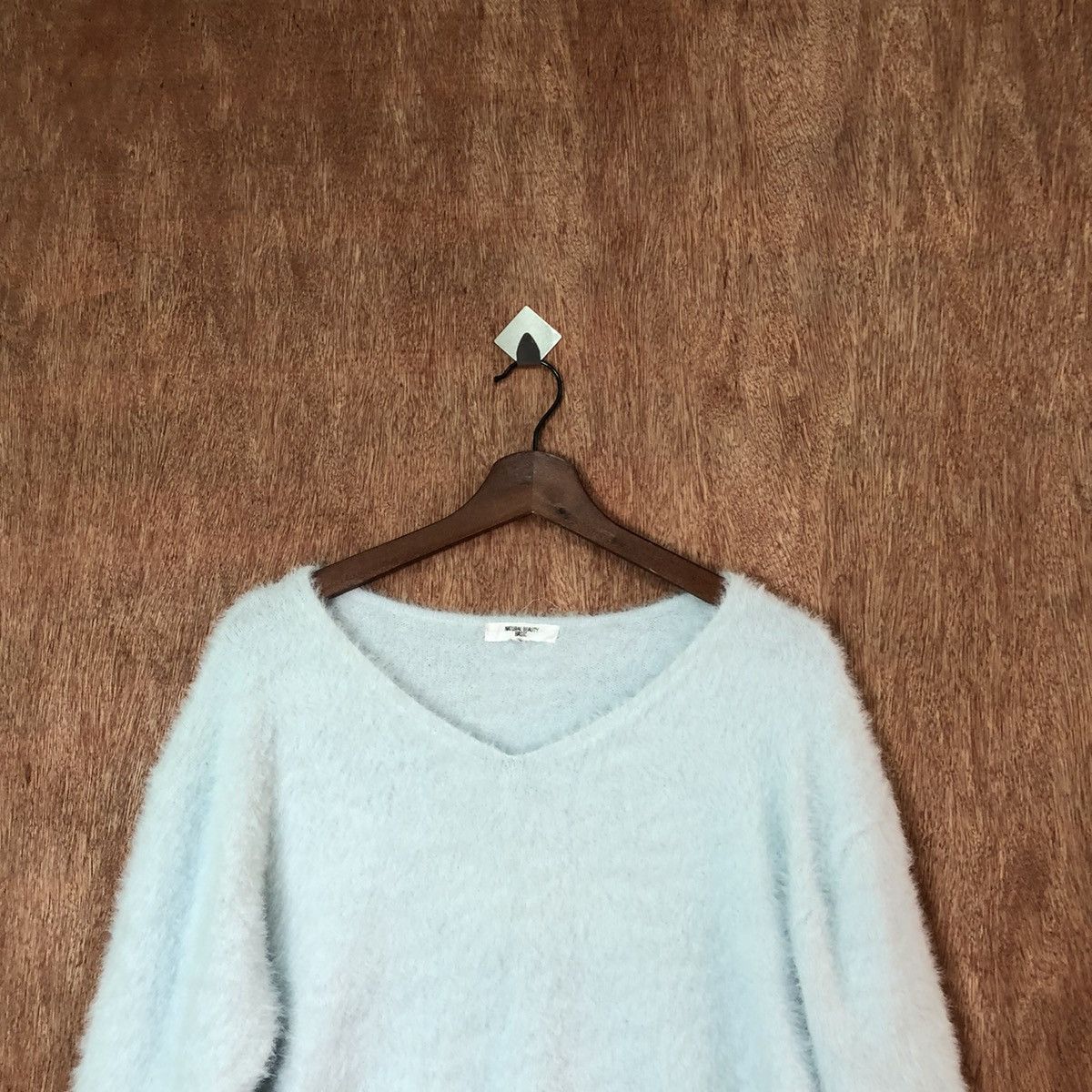 Japanese Brand Natural Beauty Basic Shagy Shaggy Fur Mohair Knitwear #6430 Size US M / EU 48-50 / 2 - 2 Thumbnail