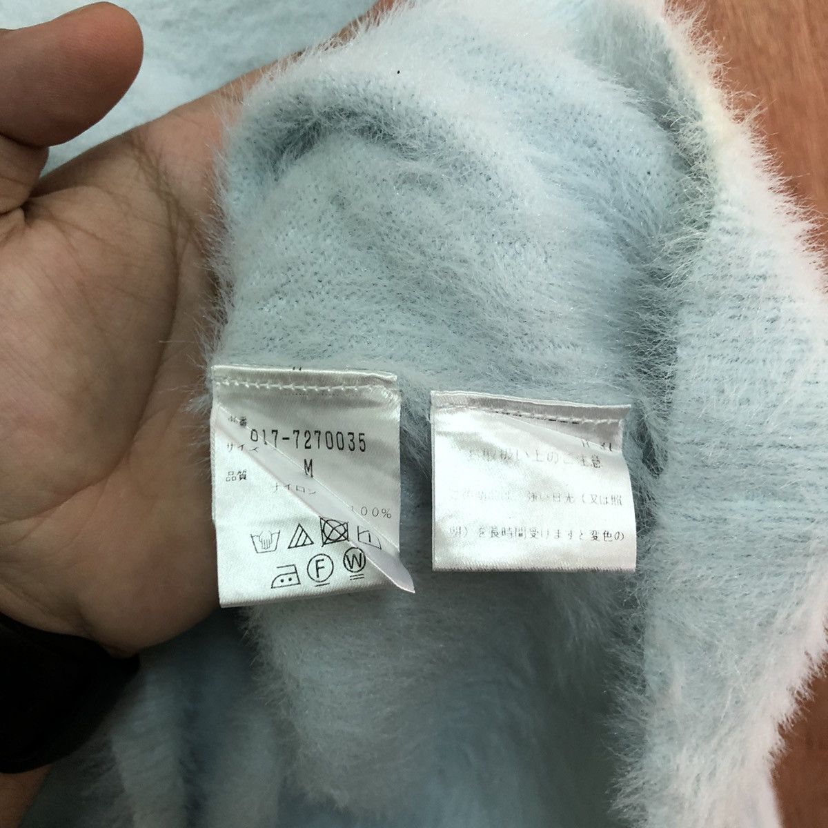 Japanese Brand Natural Beauty Basic Shagy Shaggy Fur Mohair Knitwear #6430 Size US M / EU 48-50 / 2 - 5 Thumbnail