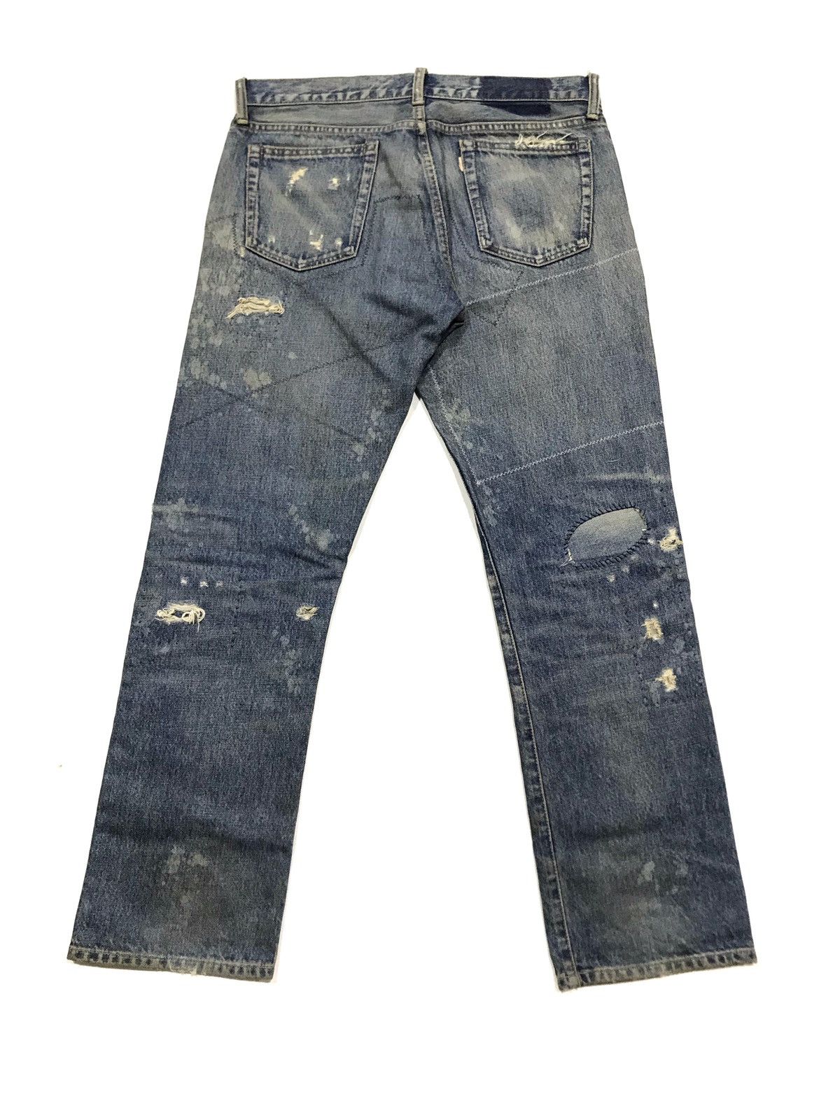 Japanese Brand RNA Damaged Jeans Size US 32 / EU 48 - 2 Thumbnail