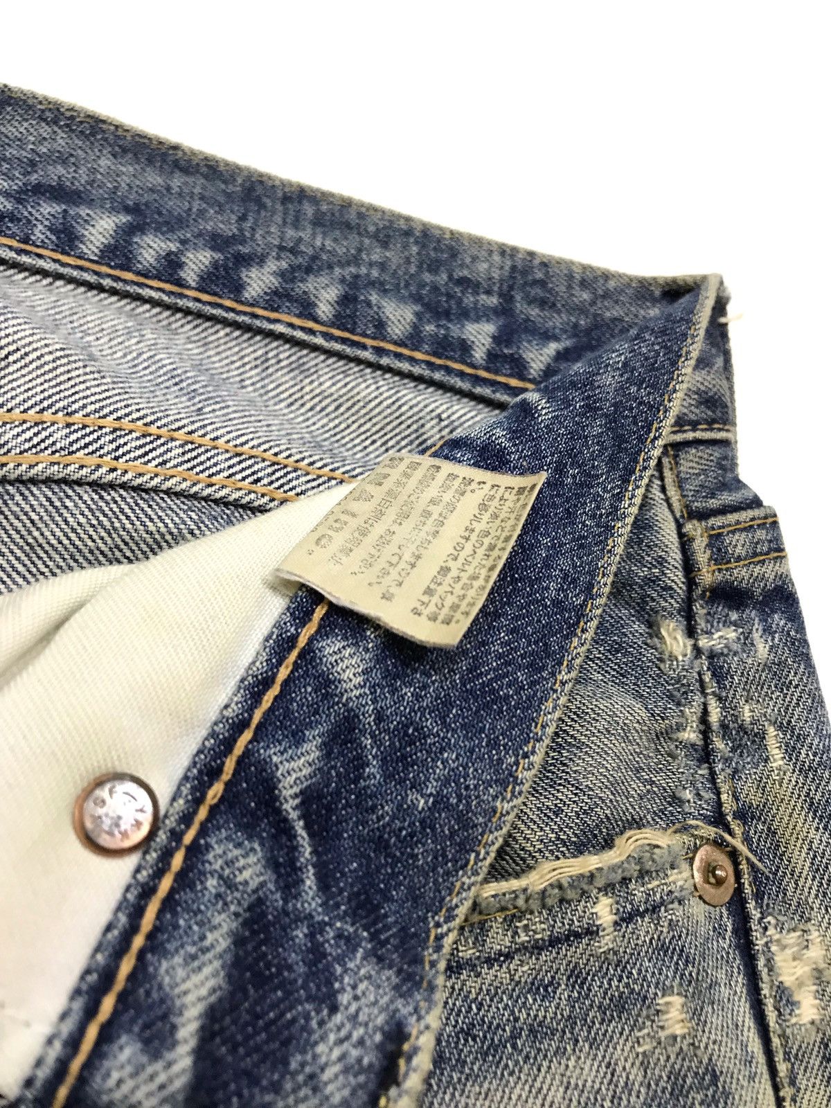 Japanese Brand RNA Damaged Jeans Size US 32 / EU 48 - 5 Thumbnail