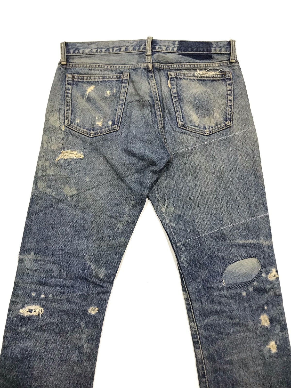 Japanese Brand RNA Damaged Jeans Size US 32 / EU 48 - 4 Thumbnail