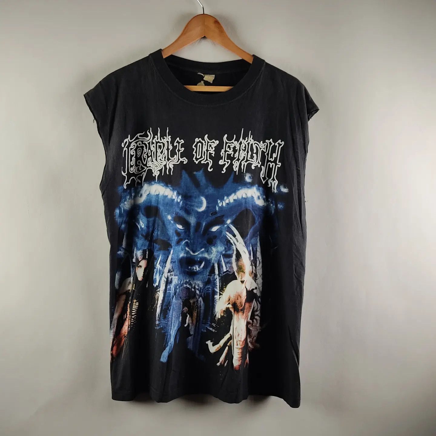 image of Band Tees x Rock Tees 2000 Cradle Of Filth Midian Tortured Soul Asylum in Black, Men's (Size XL)