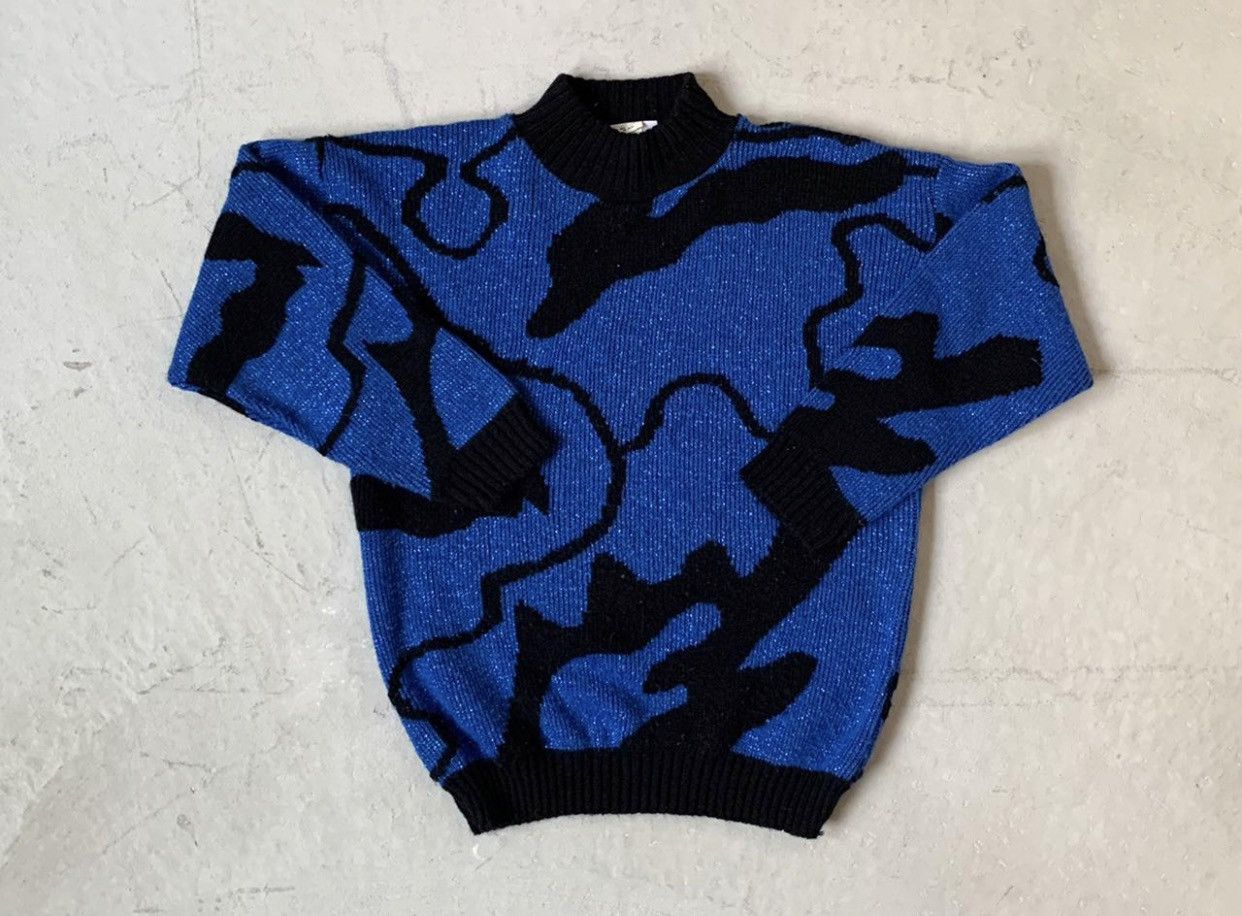 Vintage RARE vintage printed sweater Size US S / EU 44-46 / 1 - 1 Thumbnail