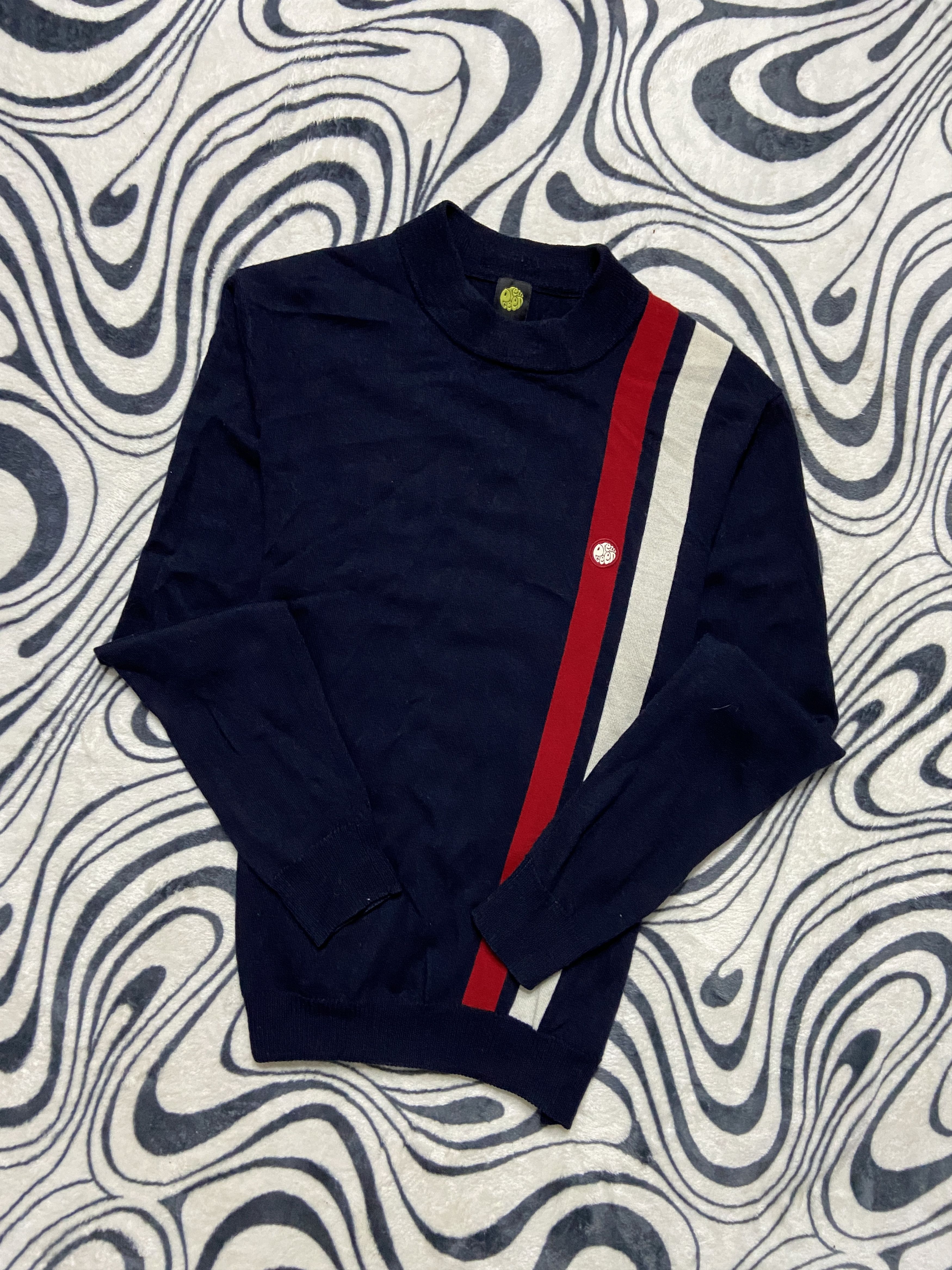 Pretty Green Pretty Green Vintage Merino Wool Sweater Size US L / EU 52-54 / 3 - 1 Thumbnail