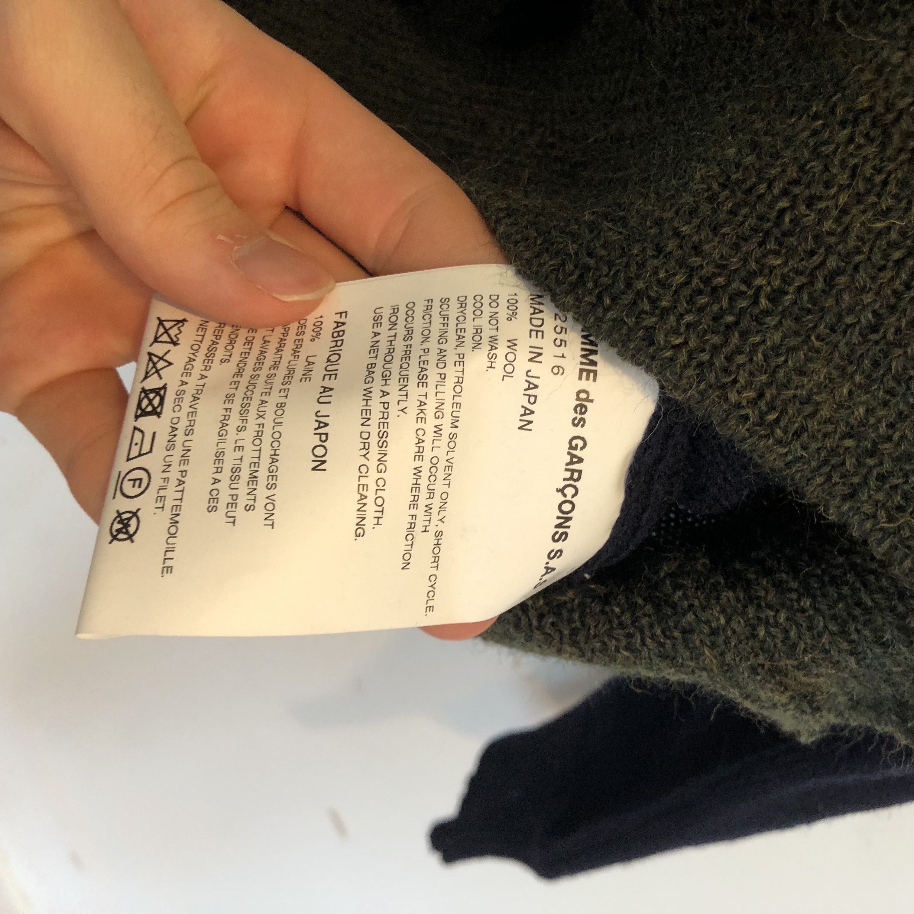 Comme des Garcons SHIRT Comme des Garçons SHIRT Wool Sweater Size US L / EU 52-54 / 3 - 4 Thumbnail
