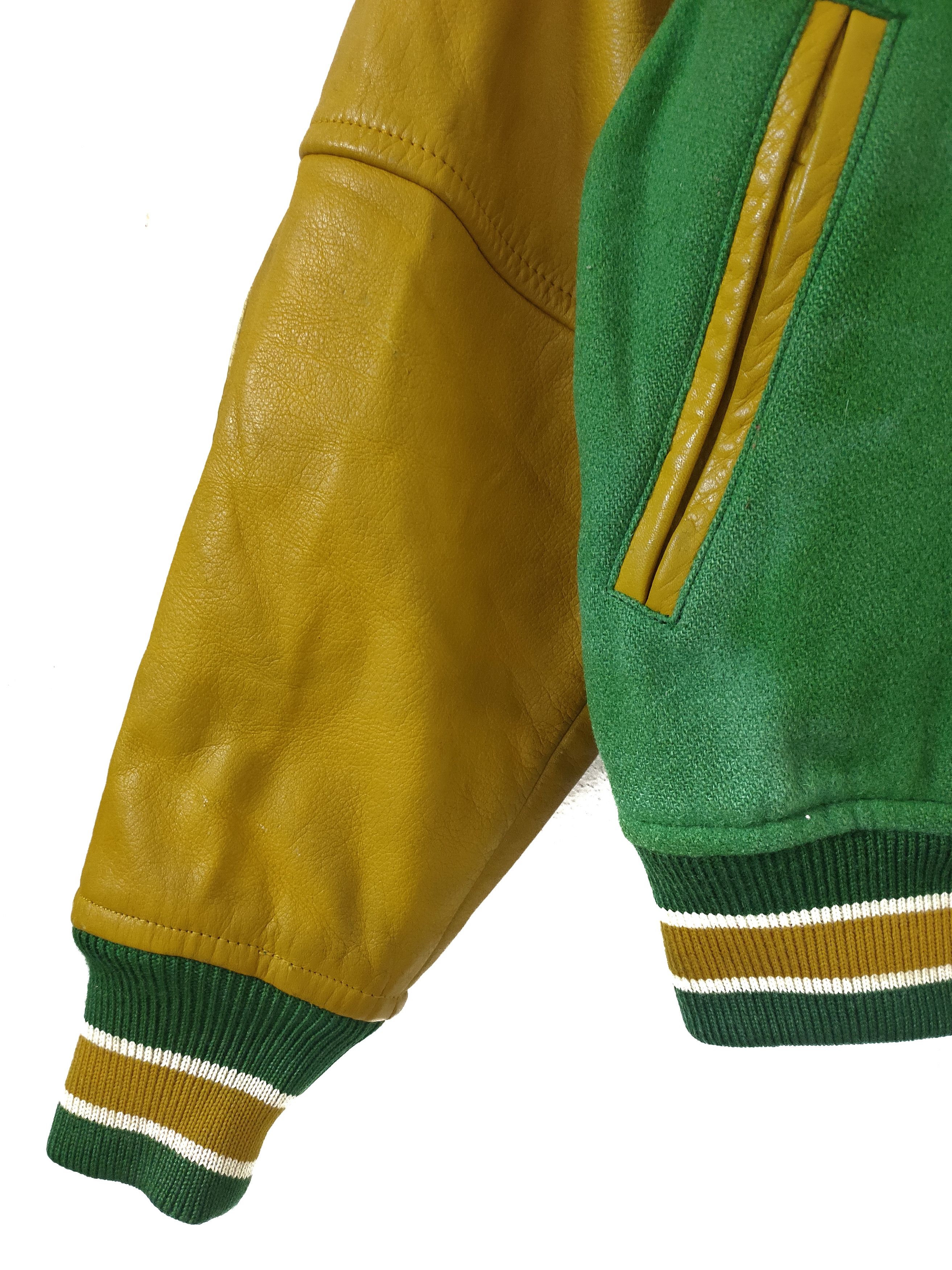 Japanese Brand Vintage 90s Page Boy For Men Wool Leather Varsity Jacket Size US M / EU 48-50 / 2 - 7 Thumbnail