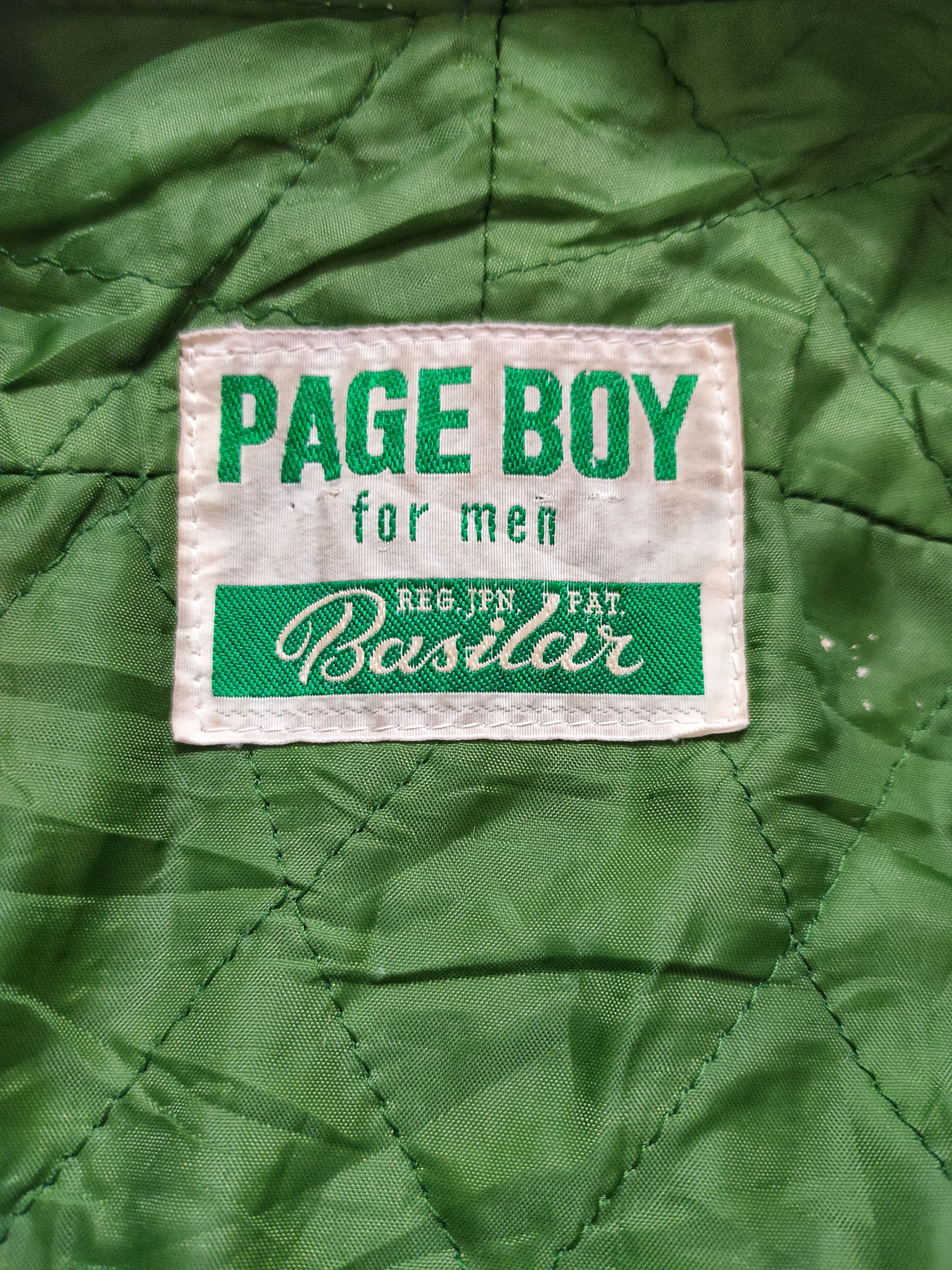 Japanese Brand Vintage 90s Page Boy For Men Wool Leather Varsity Jacket Size US M / EU 48-50 / 2 - 14 Thumbnail