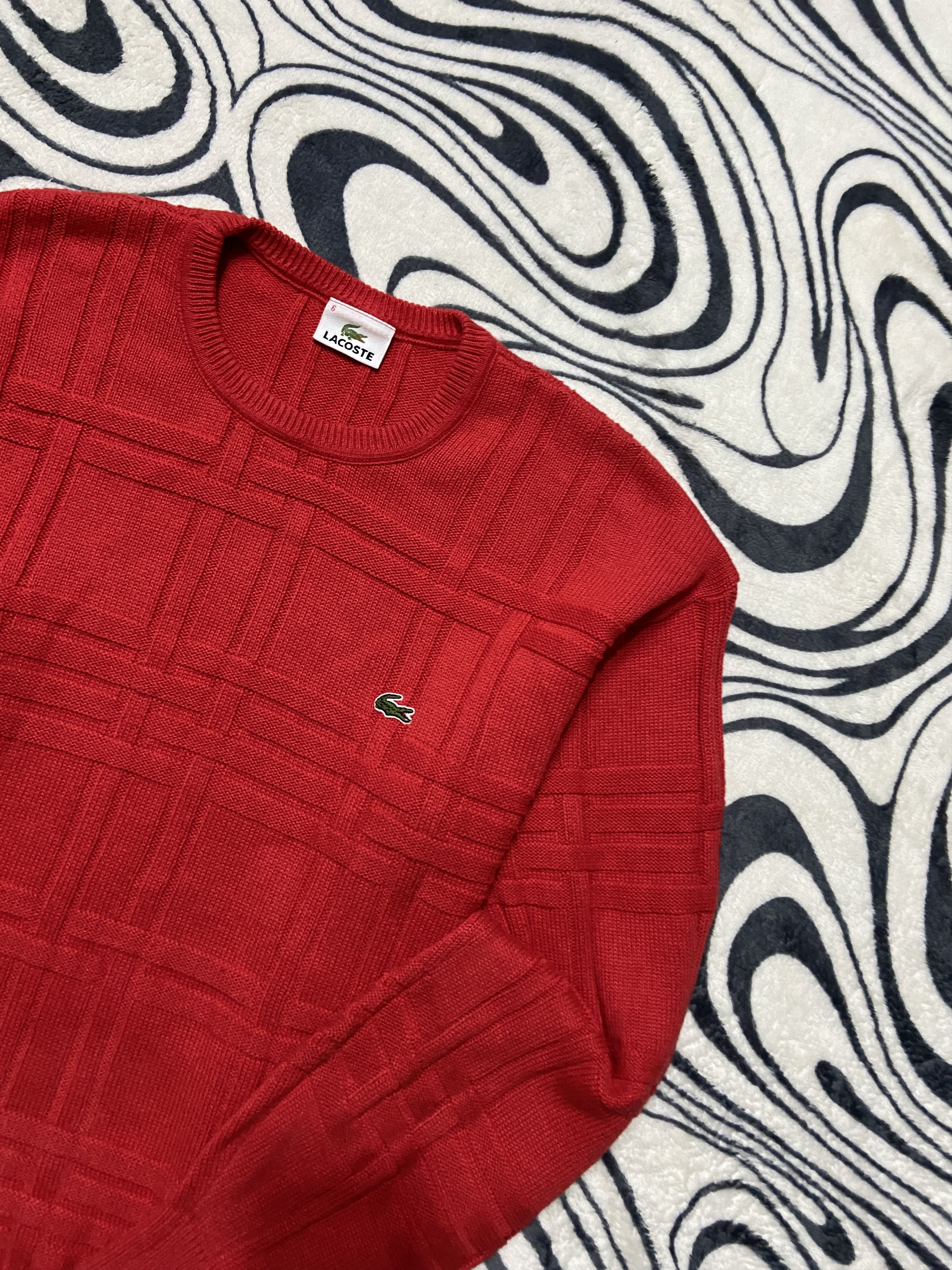 Lacoste Lacoste 90s Vintage Mens Sweater Size US XL / EU 56 / 4 - 2 Thumbnail
