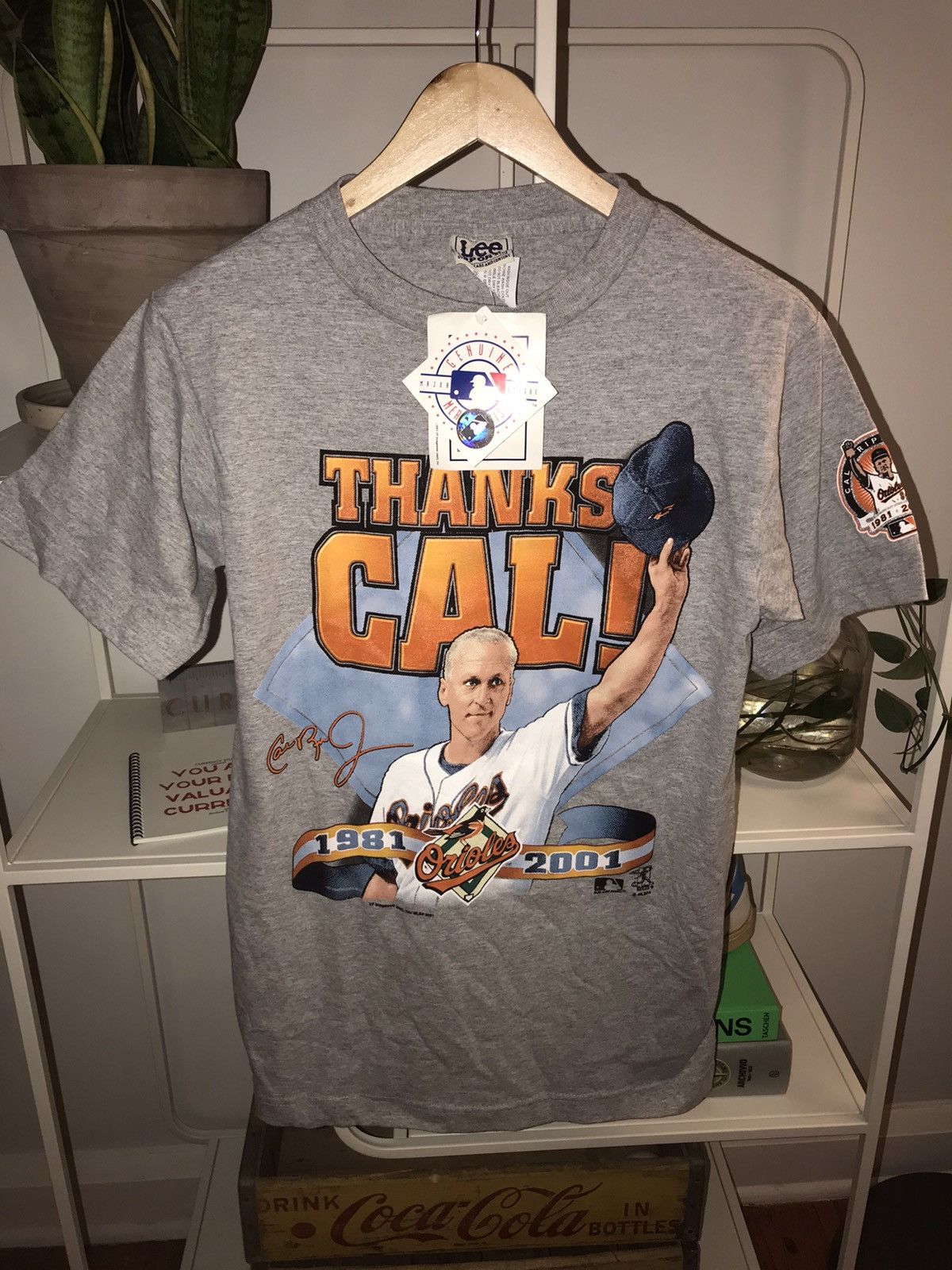 Cal Ripken Jr Caricature Baltimore Orioles 90s Vintage shirt