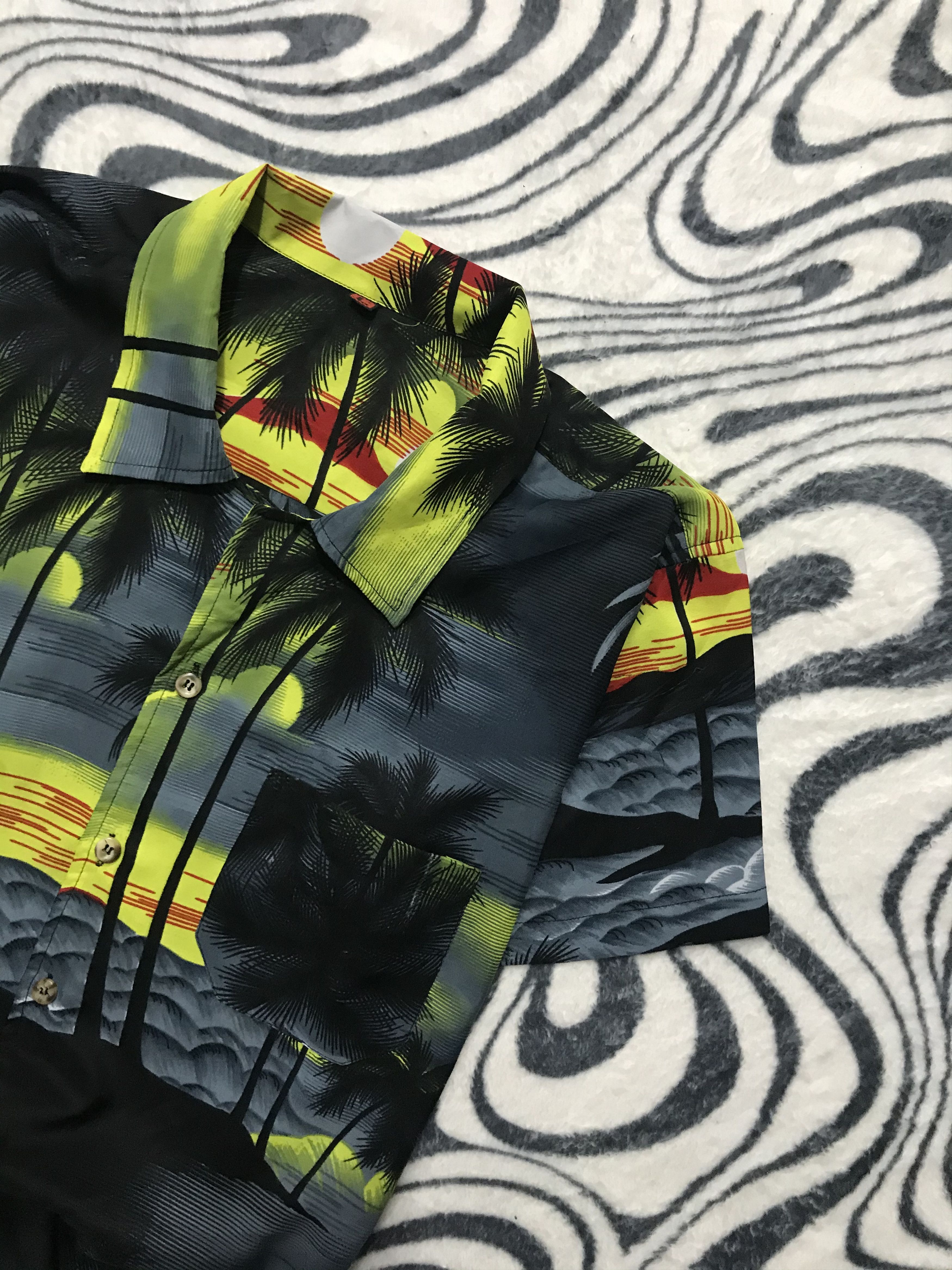 Vintage Vintage Hawaiian Shirt Full Printed Size US L / EU 52-54 / 3 - 2 Thumbnail