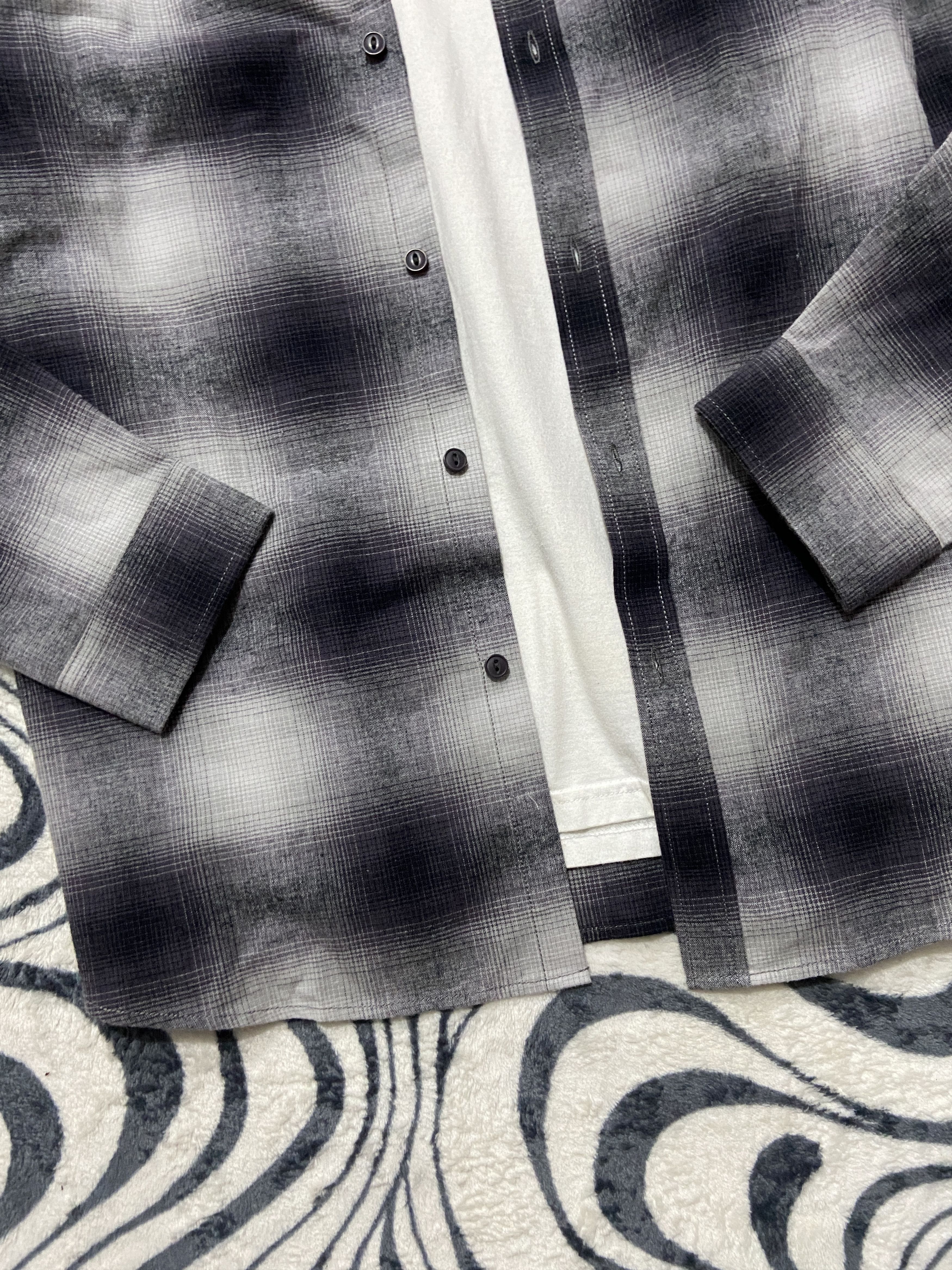 Flannel Vintage Flannel Plaid Shirt Travis style Size US L / EU 52-54 / 3 - 3 Thumbnail
