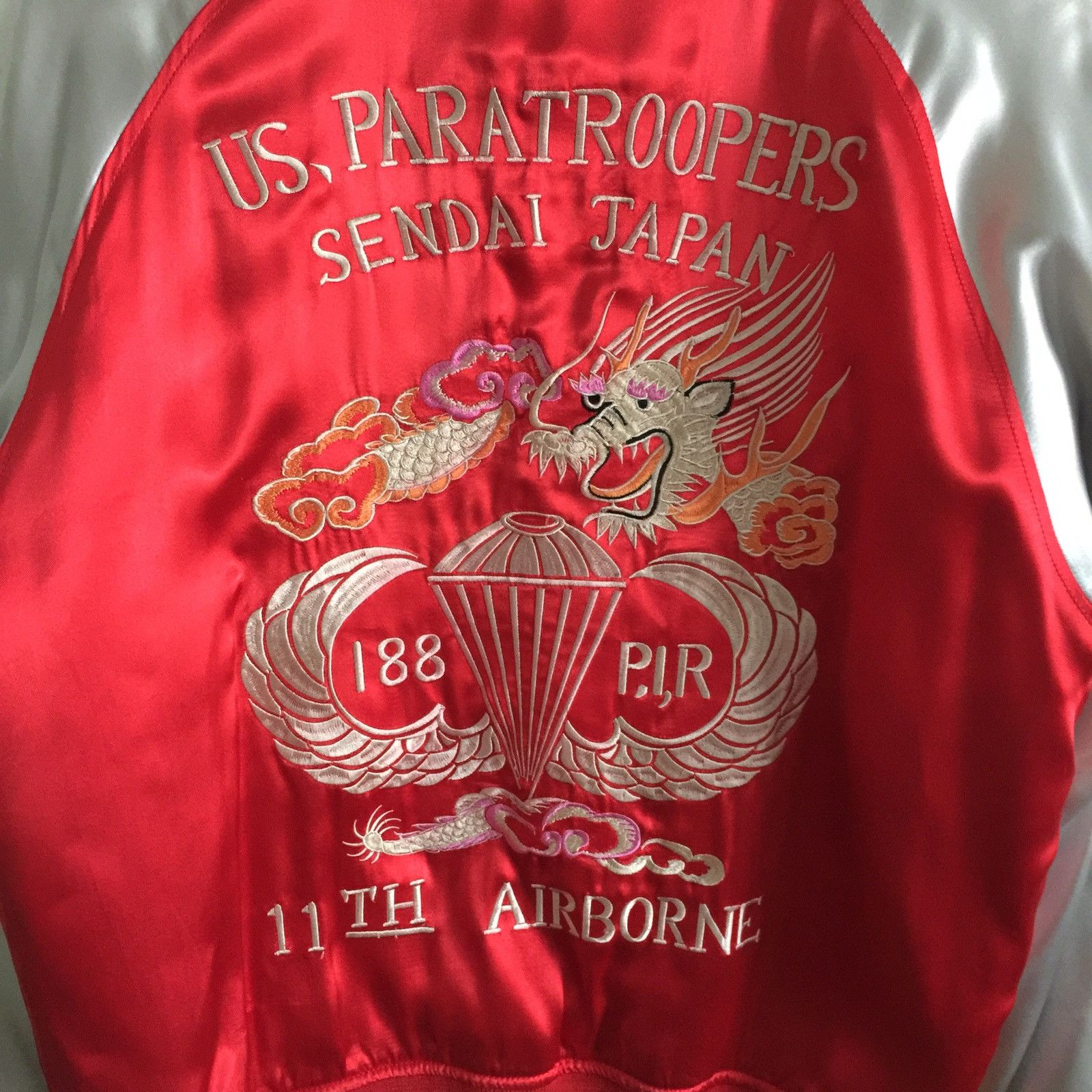 Vintage Sukajan Jacket Vintage Sukajan US Paratroopers Sukajan Japan Size US M / EU 48-50 / 2 - 3 Thumbnail