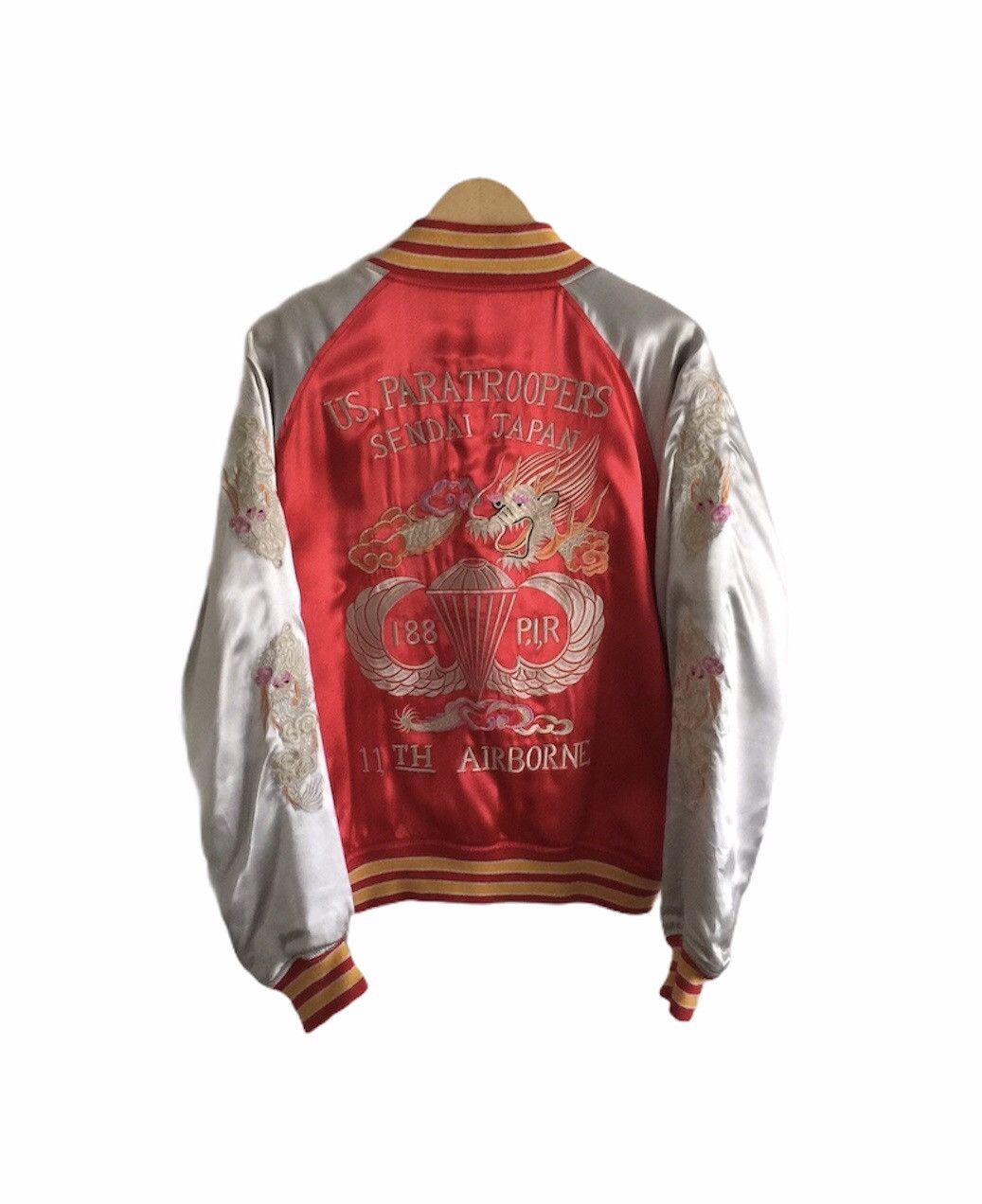 Vintage Sukajan Jacket Vintage Sukajan US Paratroopers Sukajan Japan Size US M / EU 48-50 / 2 - 1 Thumbnail
