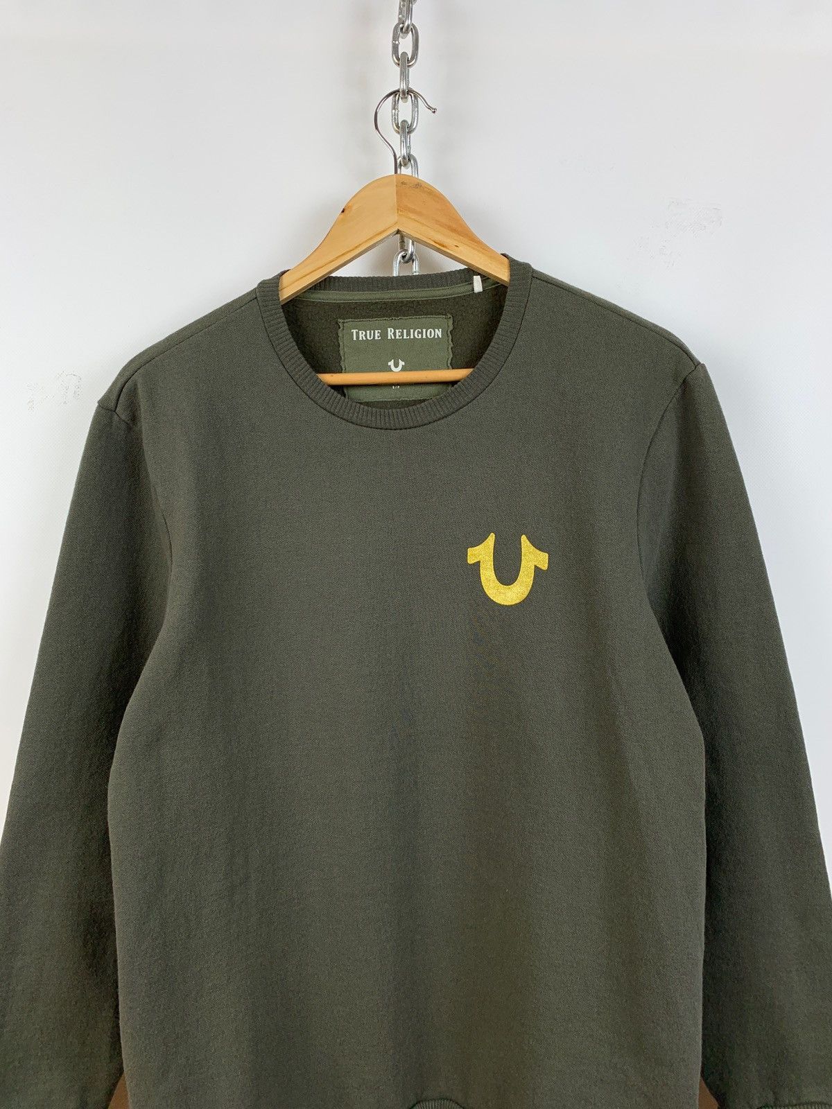 True Religion True Religion Buddha Crewneck Khaki Sweatshirt Size US S / EU 44-46 / 1 - 4 Thumbnail