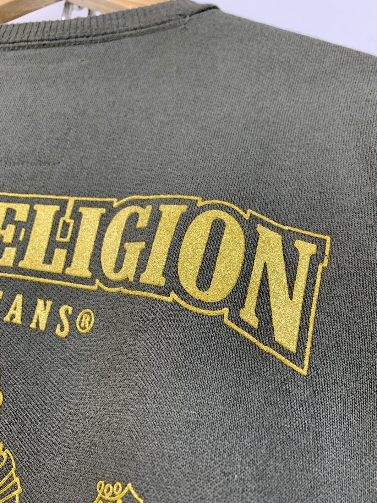 True Religion True Religion Buddha Crewneck Khaki Sweatshirt Size US S / EU 44-46 / 1 - 13 Thumbnail