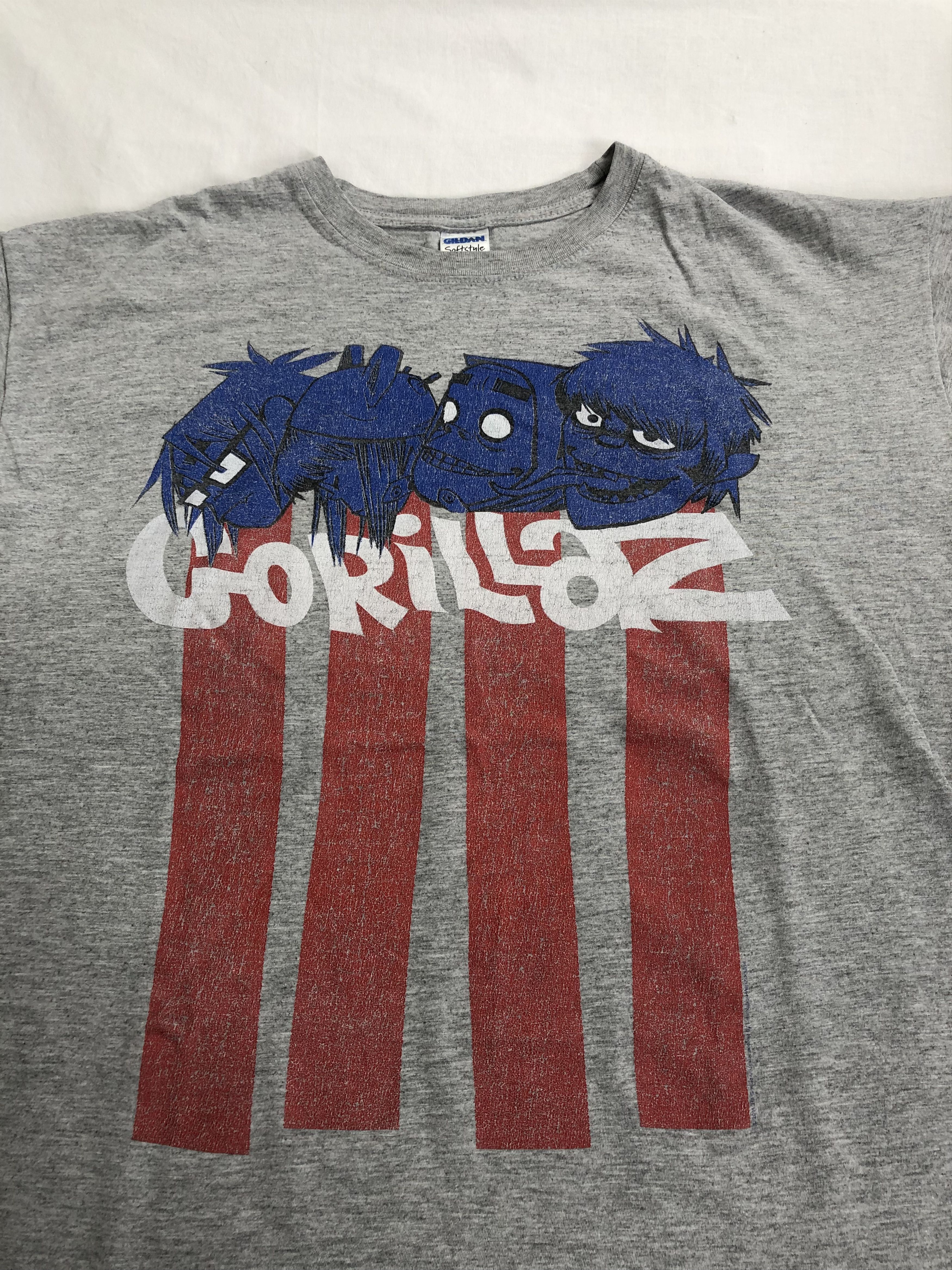 Band Tees Vintage 2010 Gorillaz (Daft Punk Arctic Monkeys De La Soul) Size US XL / EU 56 / 4 - 2 Thumbnail