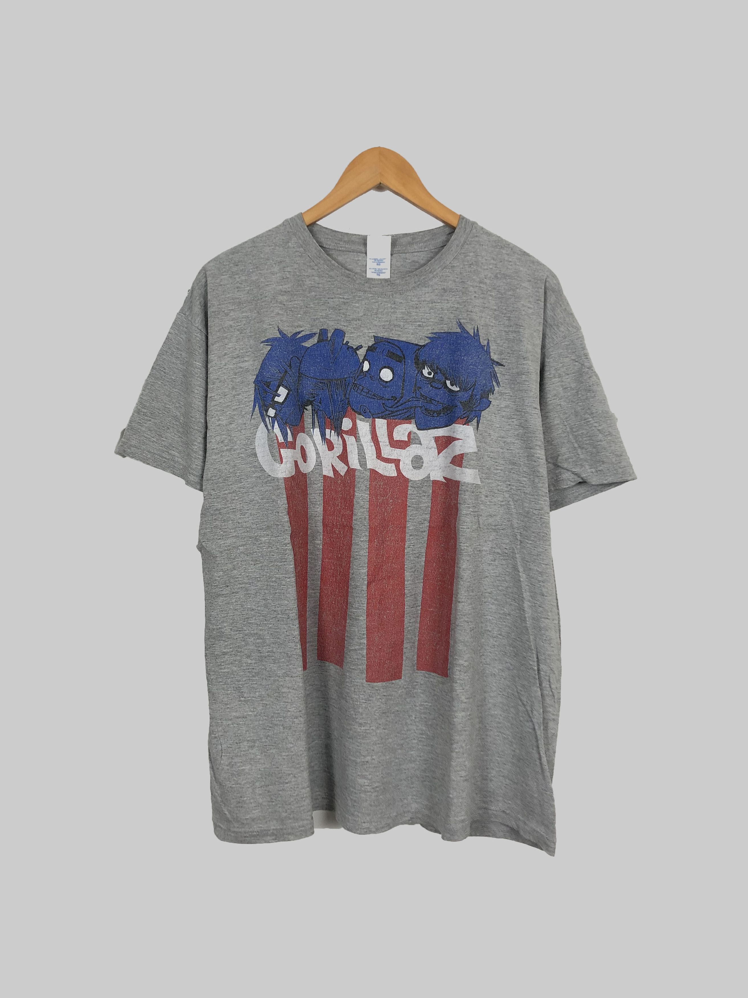Band Tees Vintage 2010 Gorillaz (Daft Punk Arctic Monkeys De La Soul) Size US XL / EU 56 / 4 - 1 Thumbnail