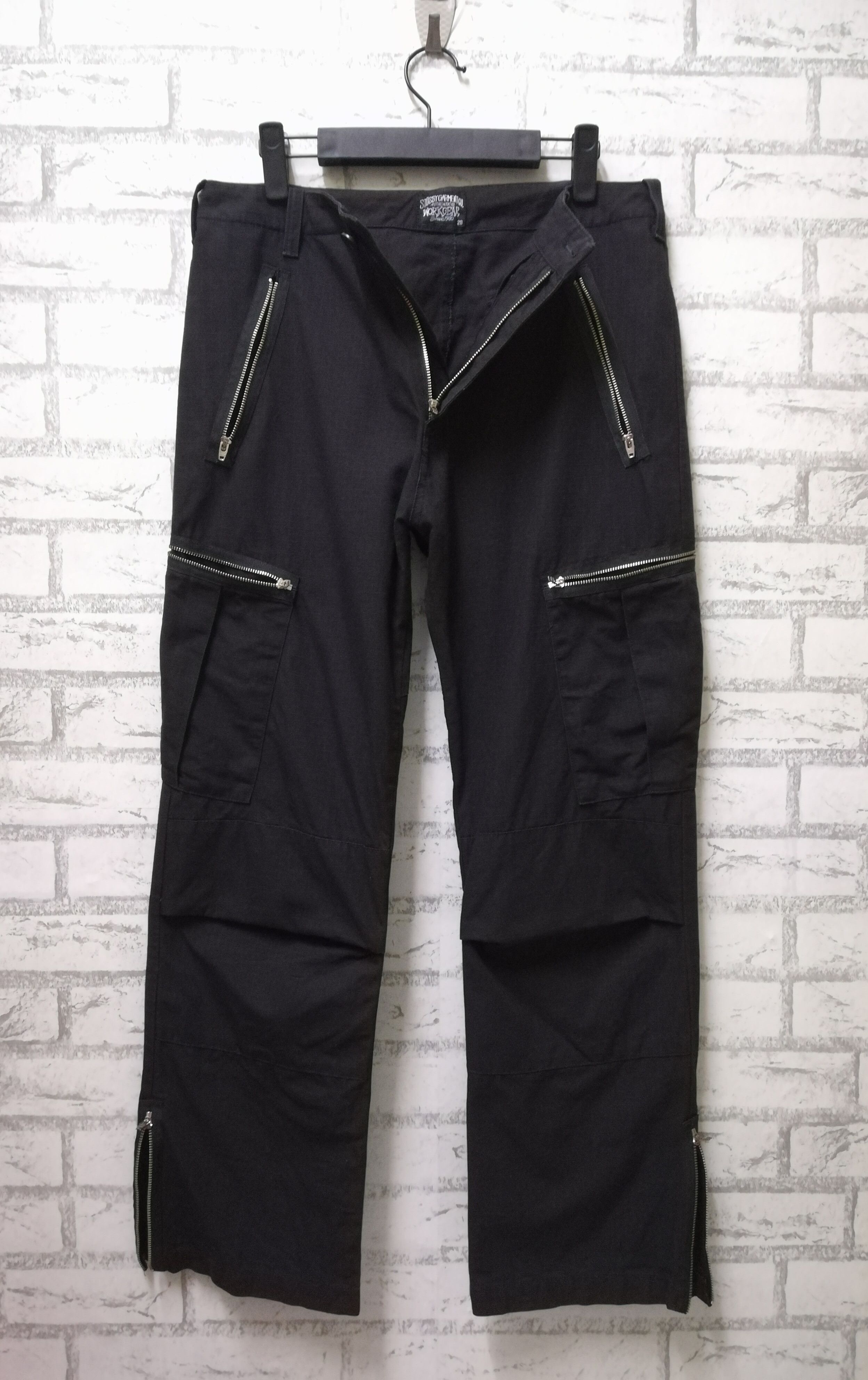 Japanese Brand × Stussy Stussy Tactical Zipper Cargo Parachute Pants Size US 31 - 2 Thumbnail