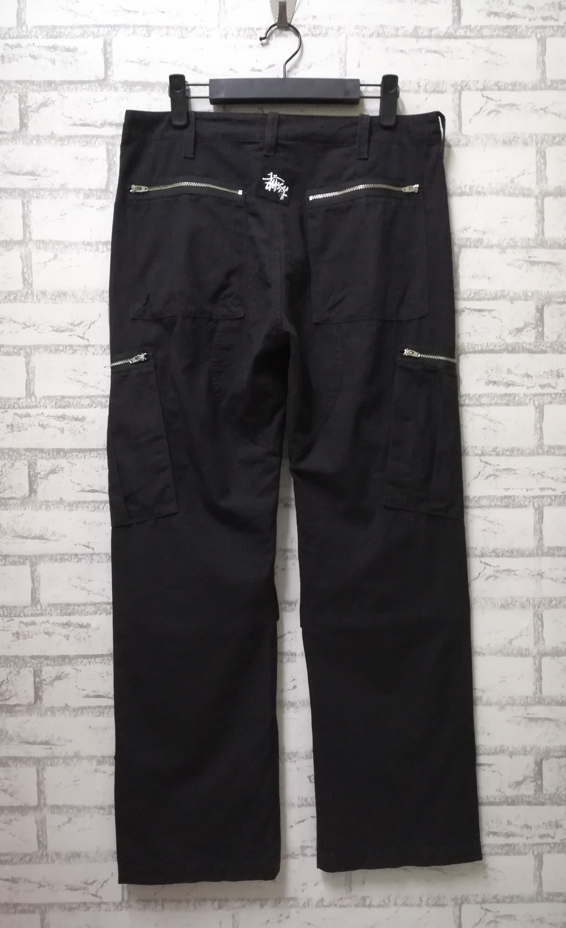 Japanese Brand × Stussy Stussy Tactical Zipper Cargo Parachute Pants Size US 31 - 3 Thumbnail