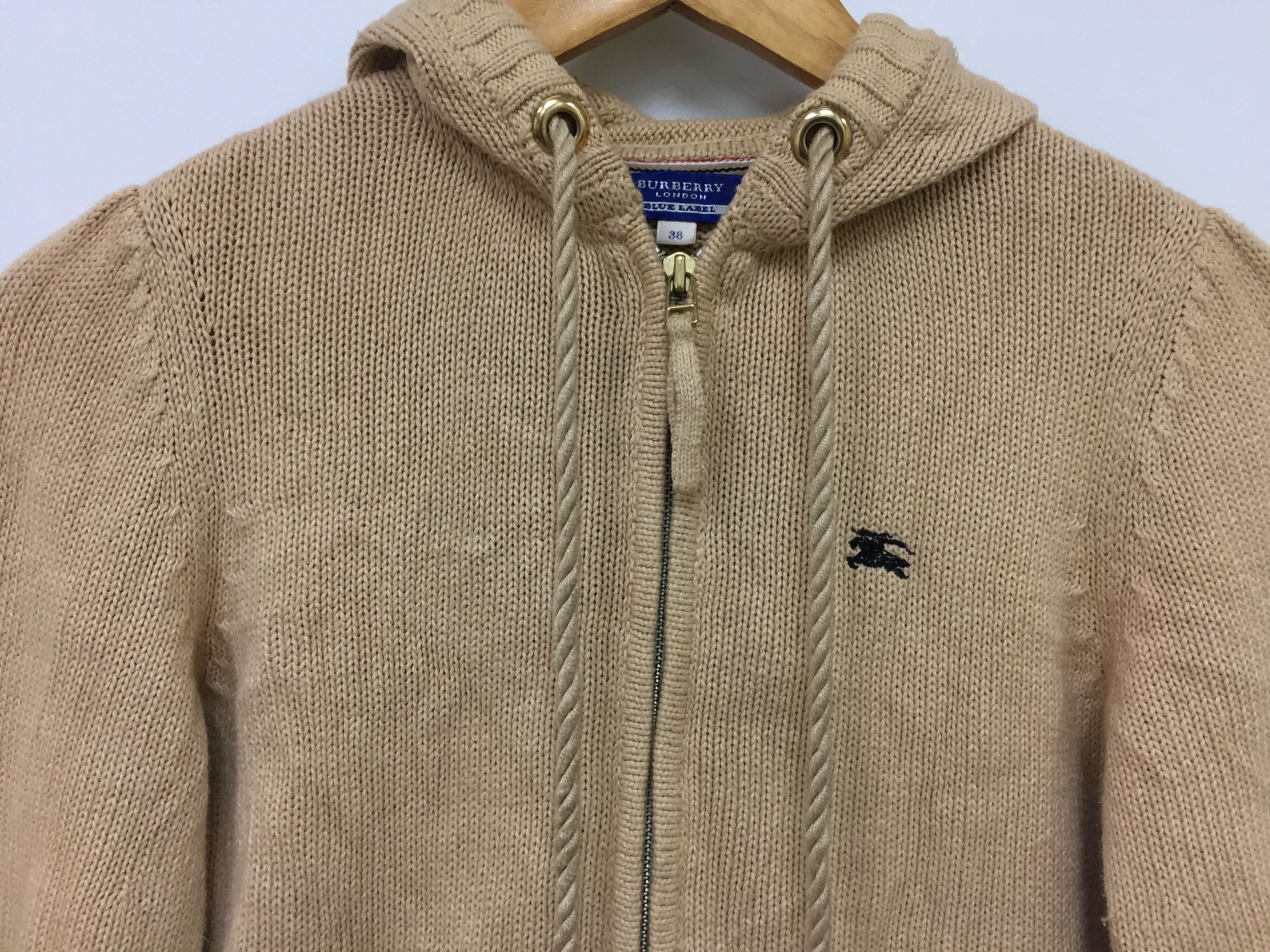 Burberry Blue label cable knitwear embroidered logo Size S / US 4 / IT 40 - 7 Thumbnail