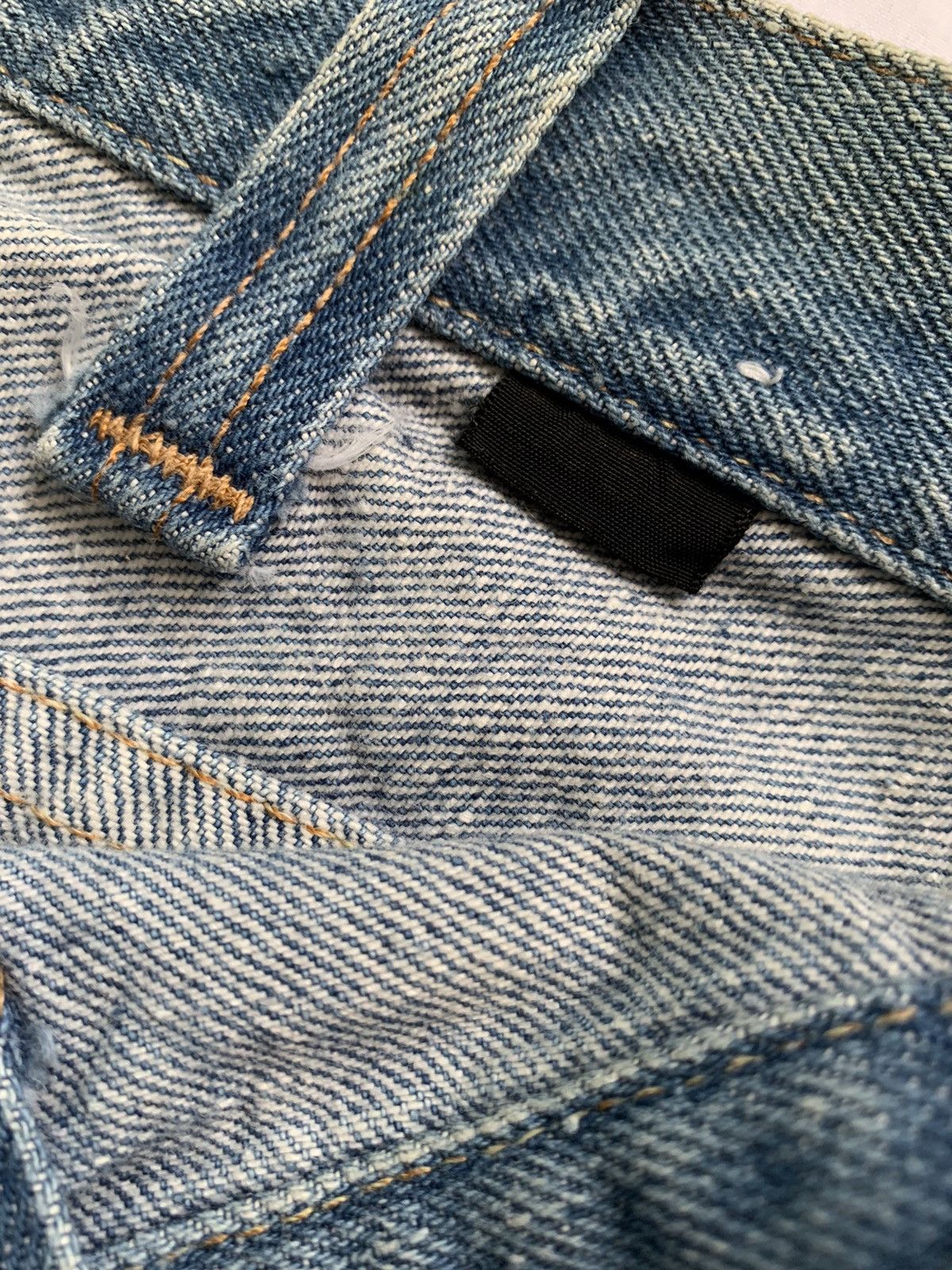 If Six Was Nine × Lee 🔥 70s Jeans Lee Reversible Flare Two Tone Patchwork Pants Size US 33 - 8 Thumbnail
