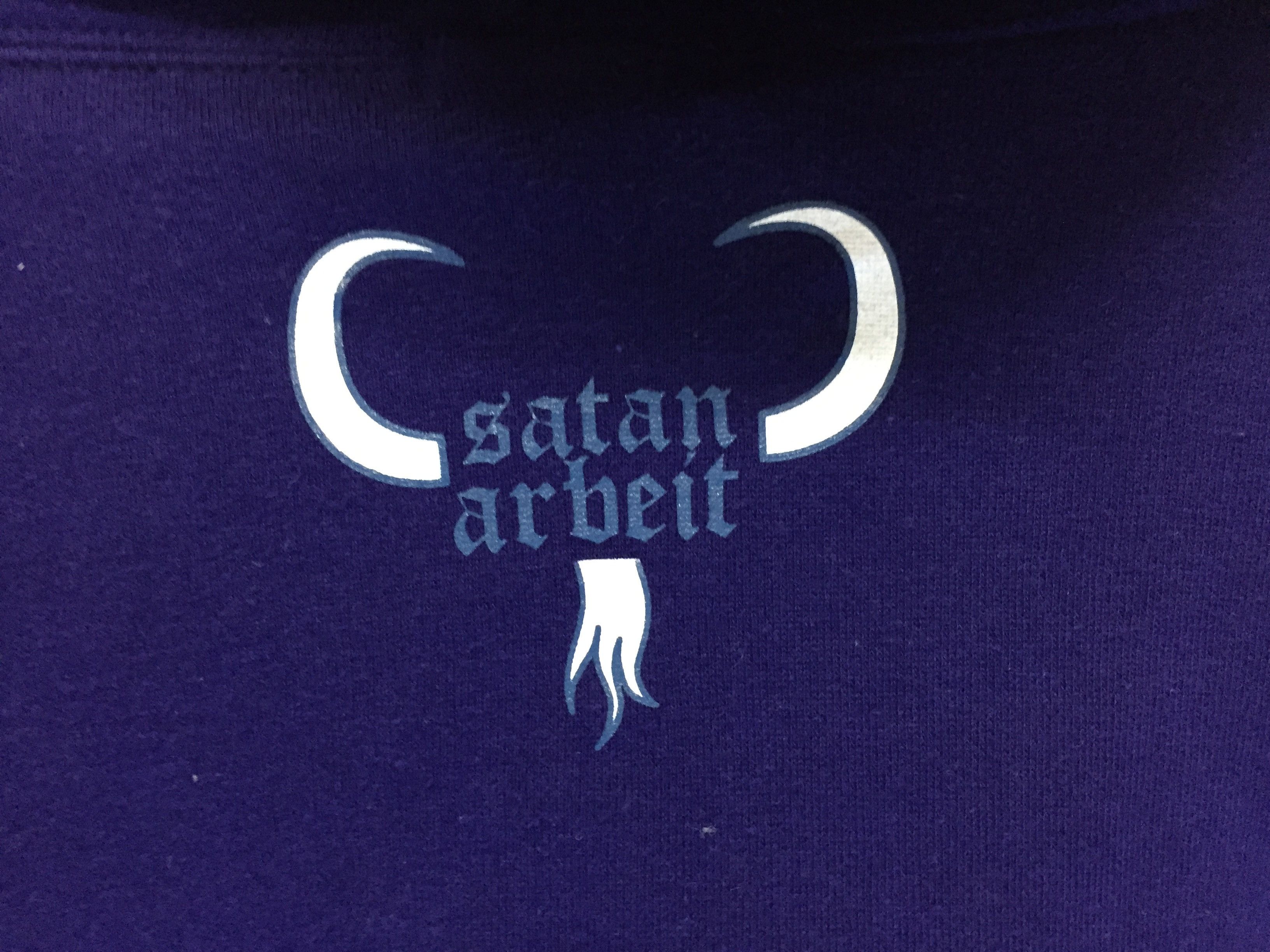Japanese Brand Vtg satan Arbeit japan satanic goat hoodie Size US L / EU 52-54 / 3 - 5 Thumbnail