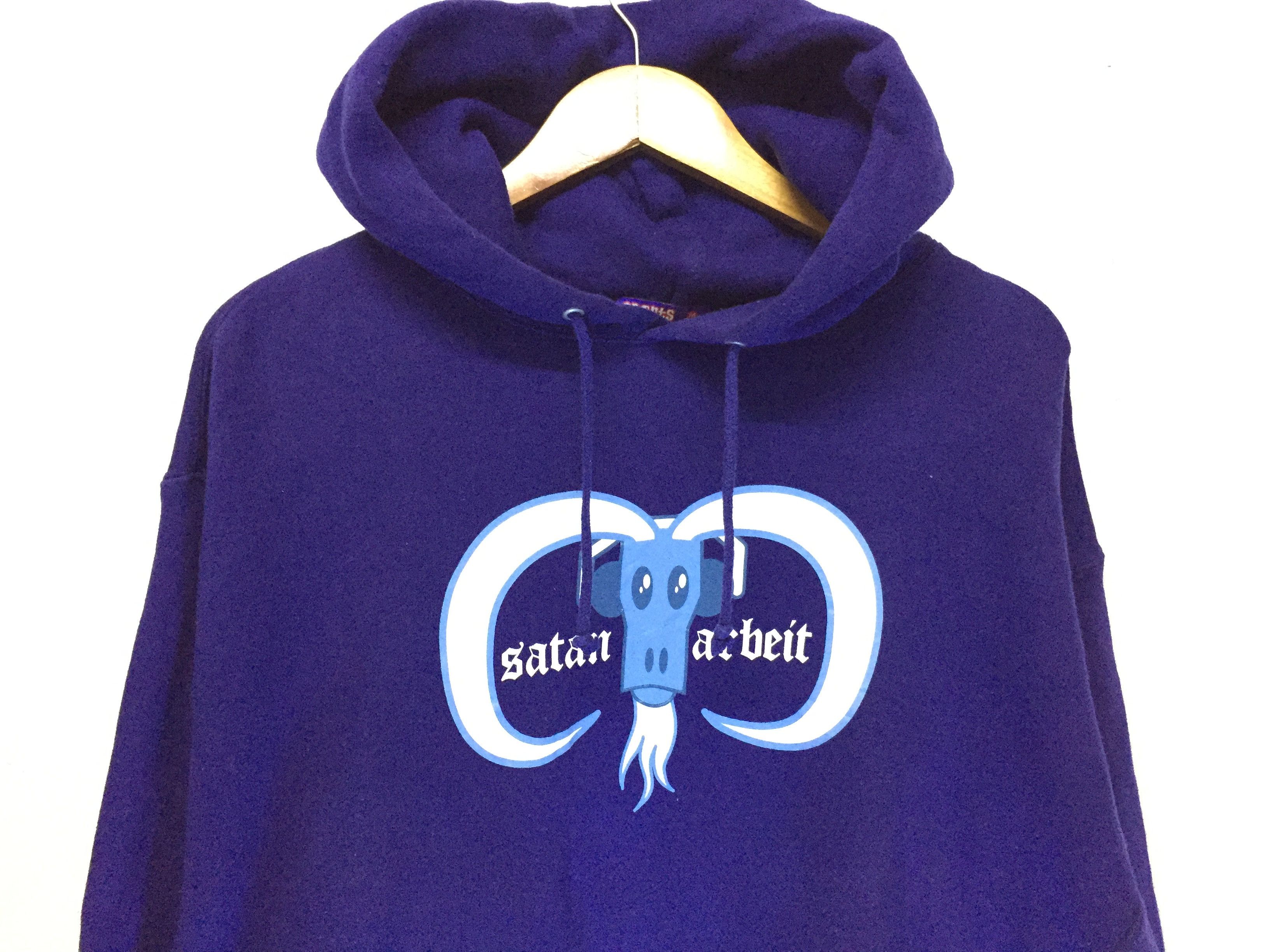 Japanese Brand Vtg satan Arbeit japan satanic goat hoodie Size US L / EU 52-54 / 3 - 2 Thumbnail