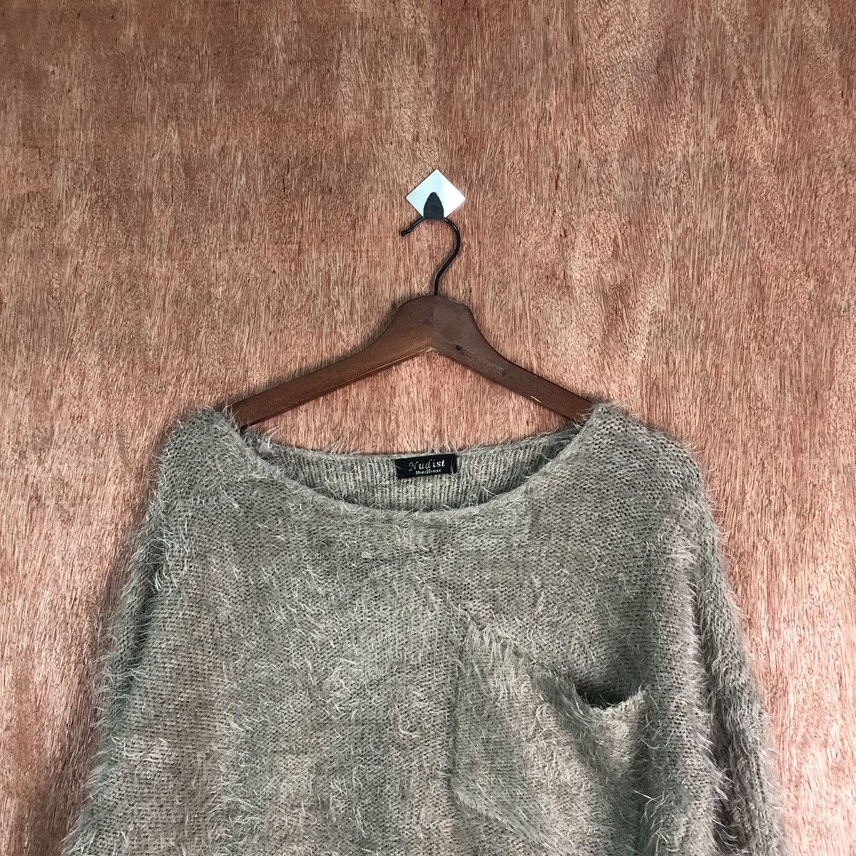 Homespun Knitwear DL Nudist Pocket Shag Shaggy Fur Mohair Knitwear #6491 Size US M / EU 48-50 / 2 - 2 Thumbnail