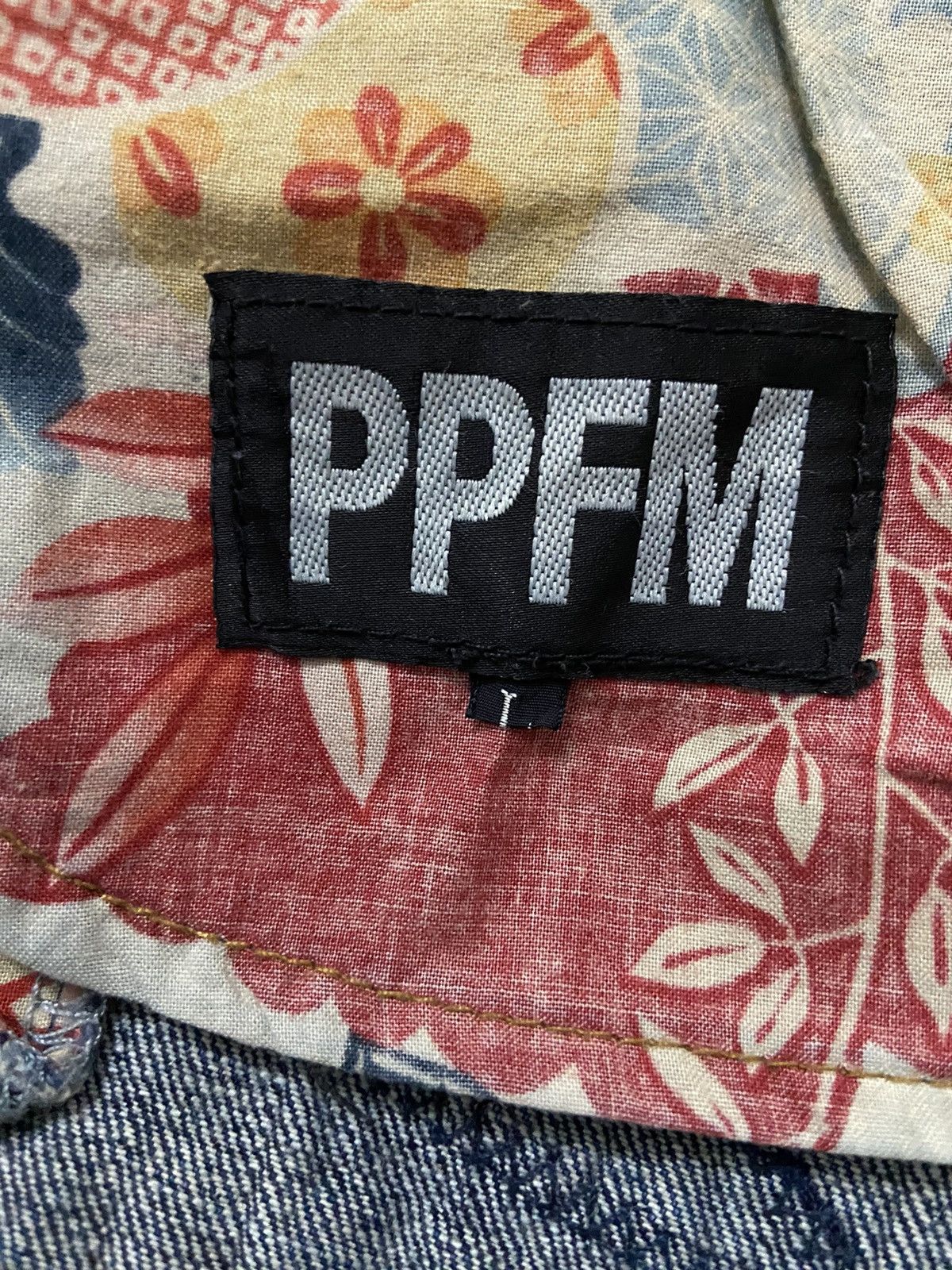 Japanese Brand PPFM Double Waist Jeans Size US 33 - 6 Thumbnail