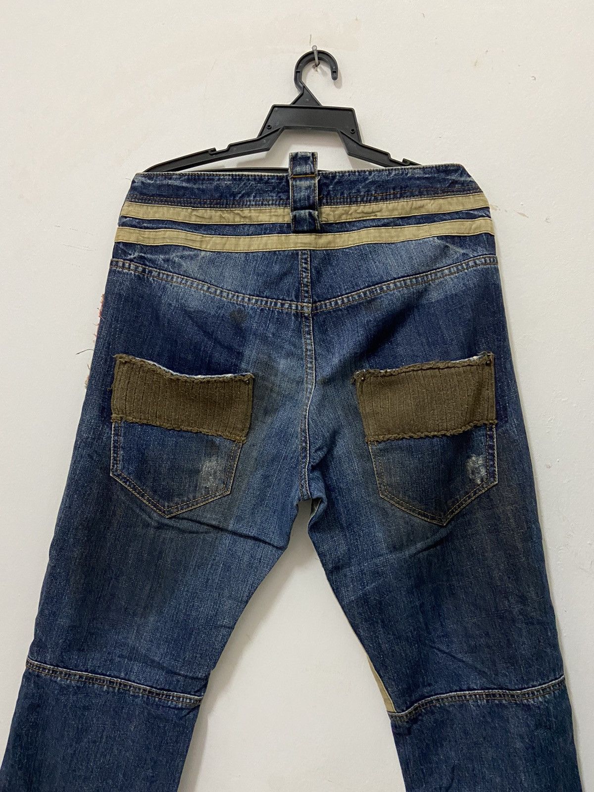 Japanese Brand PPFM Double Waist Jeans Size US 33 - 4 Thumbnail