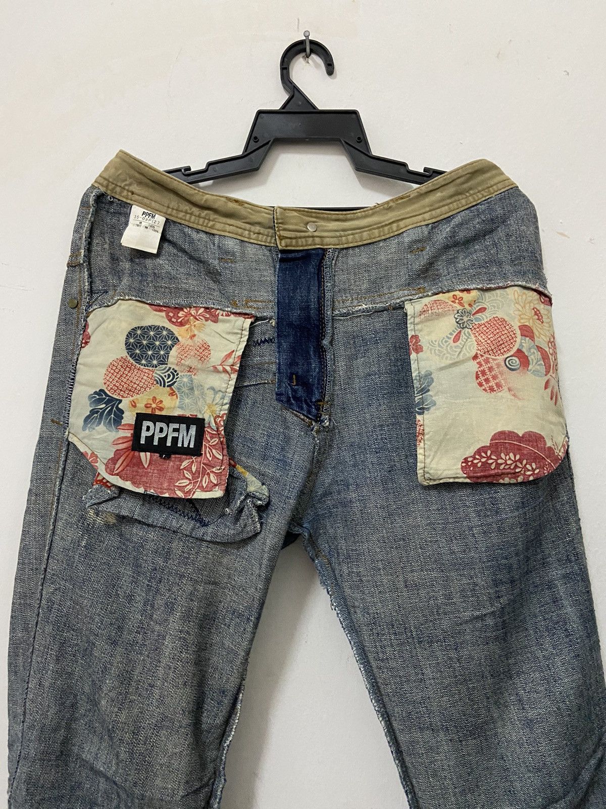 Japanese Brand PPFM Double Waist Jeans Size US 33 - 5 Thumbnail