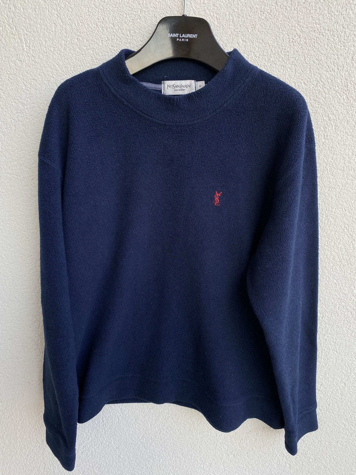 Yves Saint Laurent Fleece YSL Sweatshirt YSL Sweater Turtleneck Size US M / EU 48-50 / 2 - 3 Thumbnail