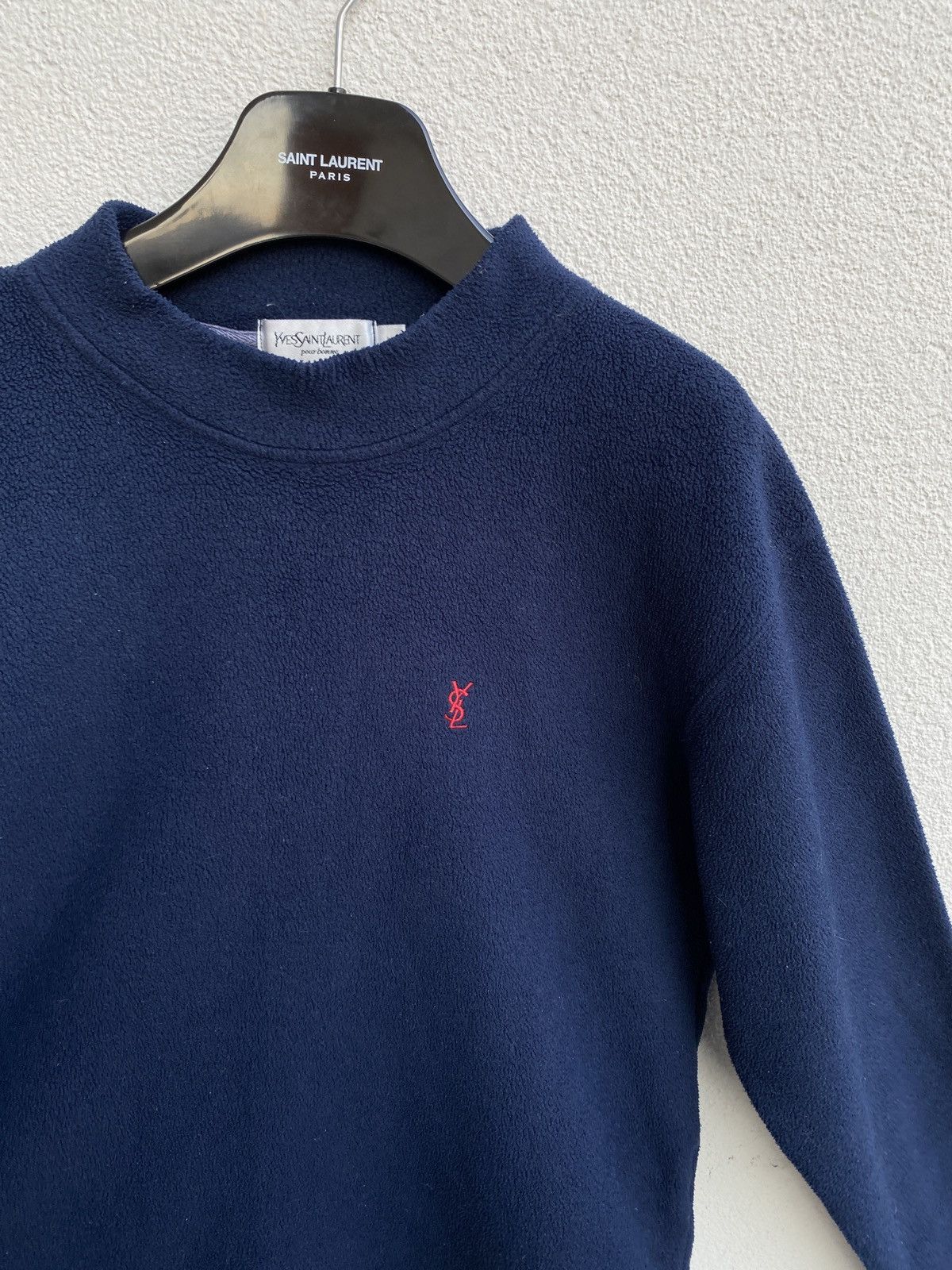 Yves Saint Laurent Fleece YSL Sweatshirt YSL Sweater Turtleneck Size US M / EU 48-50 / 2 - 7 Thumbnail