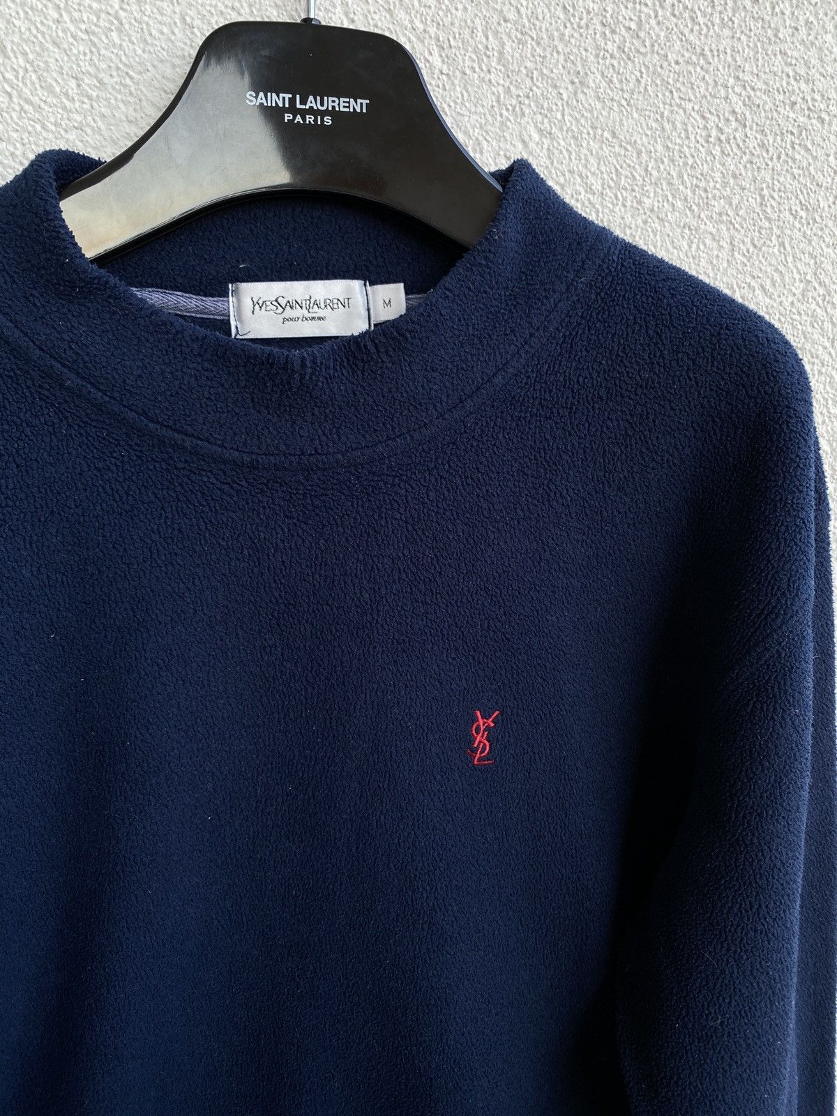 Yves Saint Laurent Fleece YSL Sweatshirt YSL Sweater Turtleneck Size US M / EU 48-50 / 2 - 1 Thumbnail