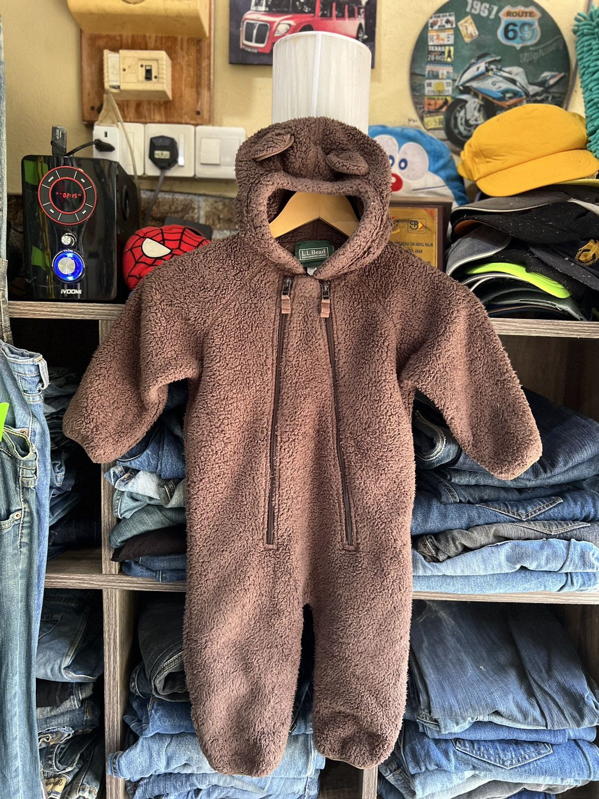 L.L. Bean 🔥Vintage LL Bean Deep Pile Baby Romper Size ONE SIZE - 1 Thumbnail