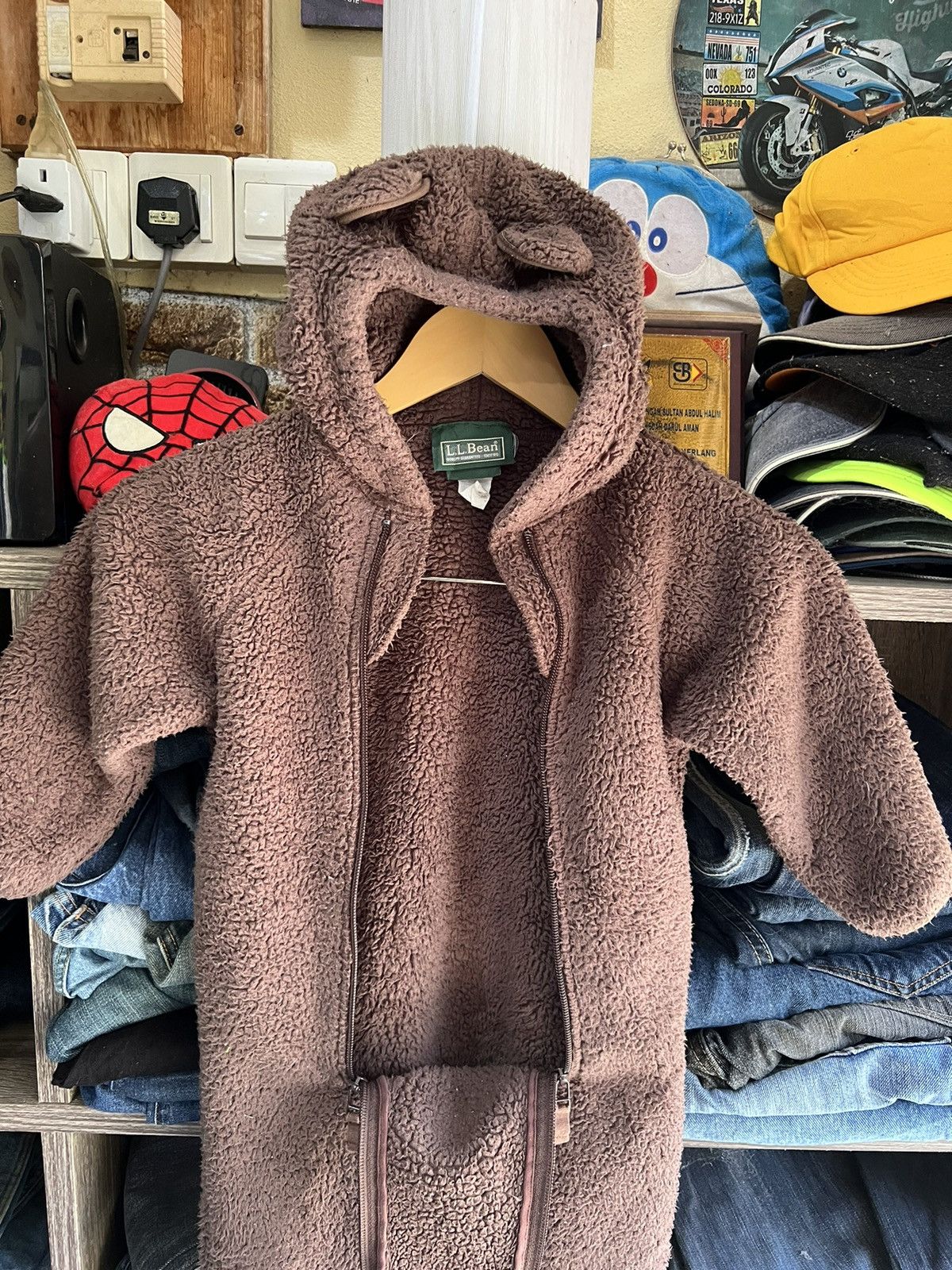 L.L. Bean 🔥Vintage LL Bean Deep Pile Baby Romper Size ONE SIZE - 7 Thumbnail