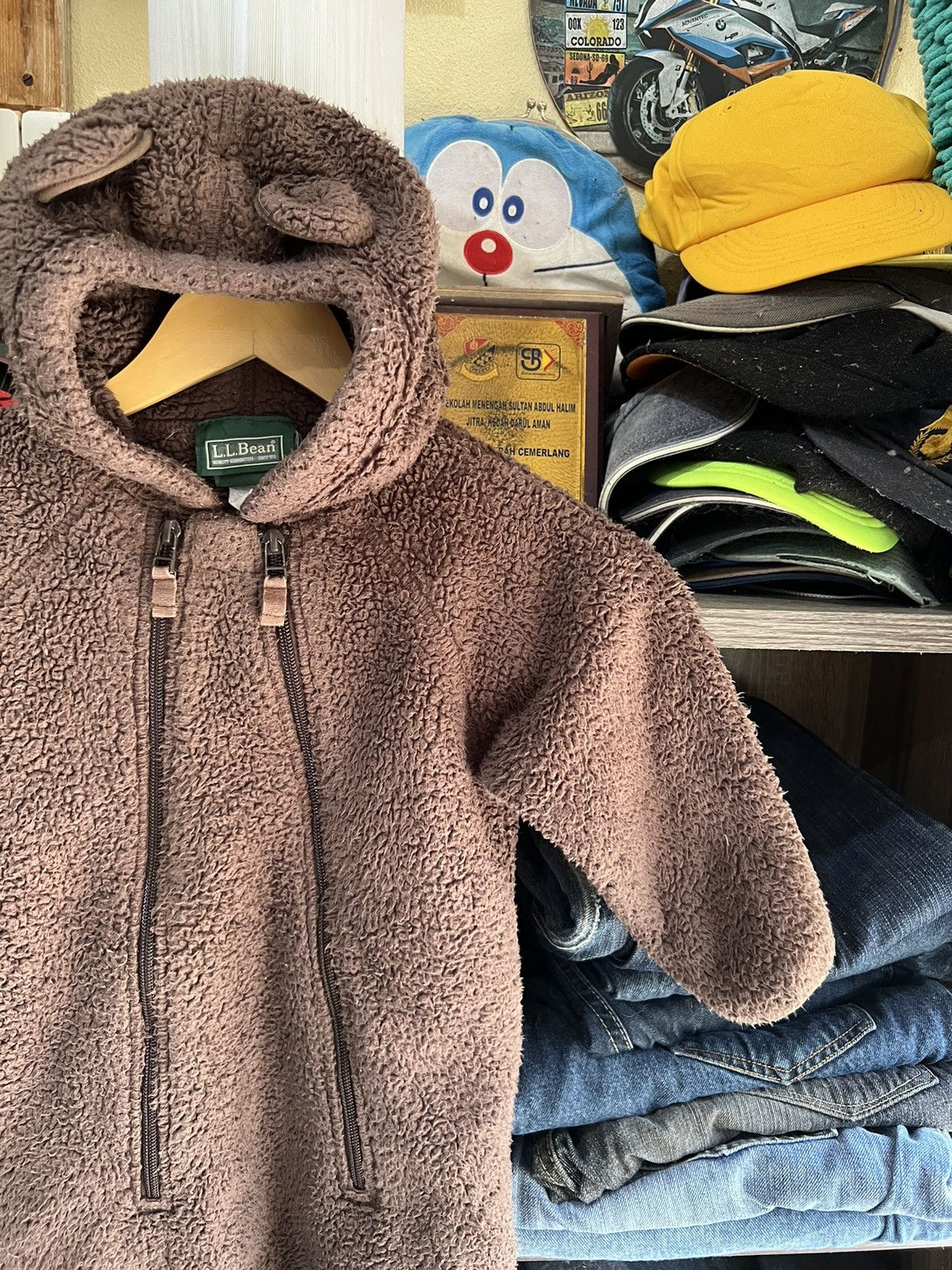 L.L. Bean 🔥Vintage LL Bean Deep Pile Baby Romper Size ONE SIZE - 4 Thumbnail