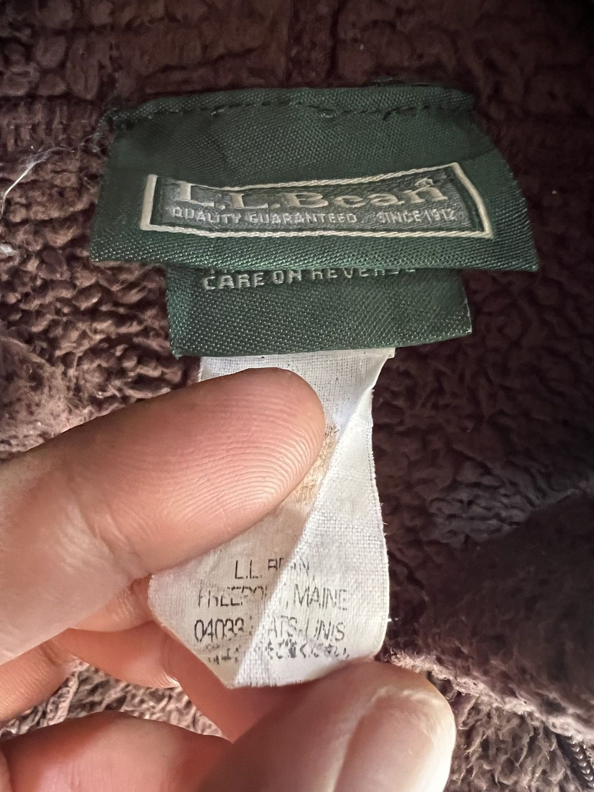 L.L. Bean 🔥Vintage LL Bean Deep Pile Baby Romper Size ONE SIZE - 13 Thumbnail