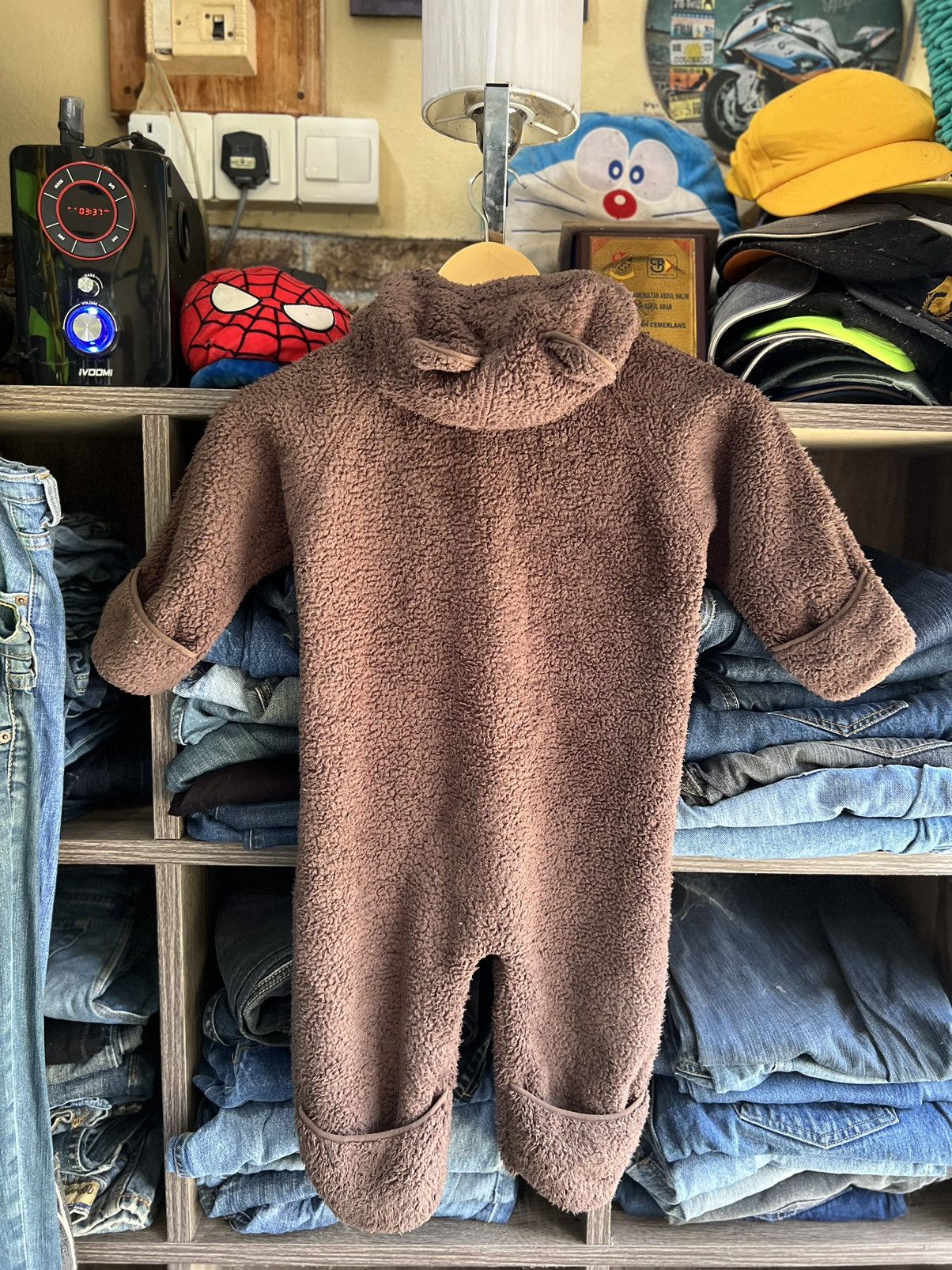L.L. Bean 🔥Vintage LL Bean Deep Pile Baby Romper Size ONE SIZE - 2 Thumbnail