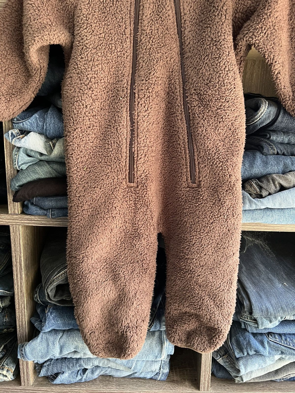 L.L. Bean 🔥Vintage LL Bean Deep Pile Baby Romper Size ONE SIZE - 6 Thumbnail