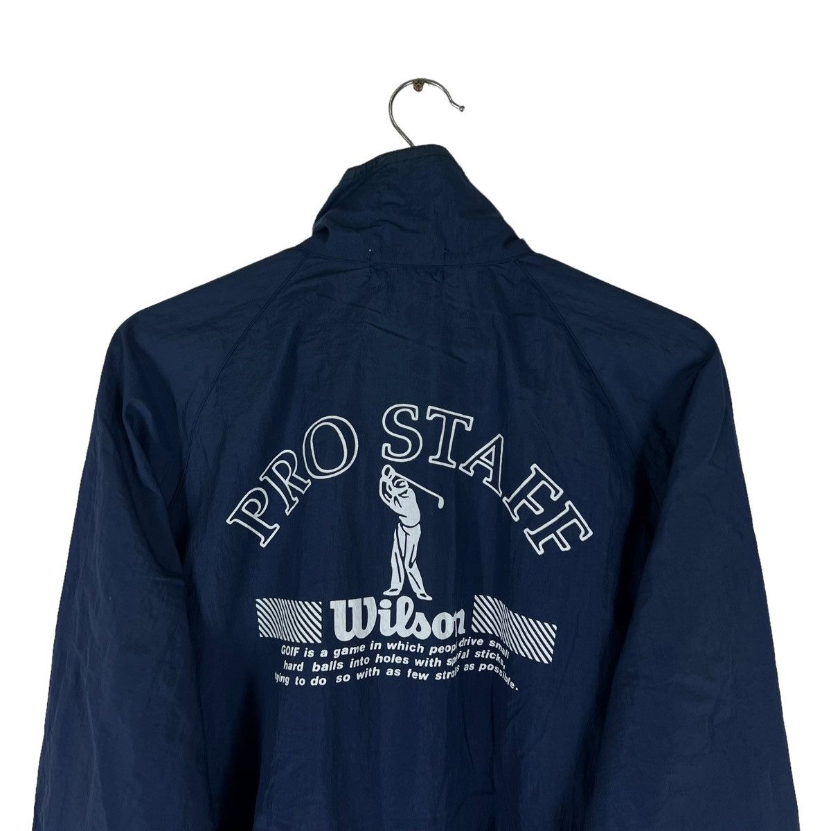 Japanese Brand × Sports Specialties × Vintage VINTAGE WINDBREAKER JACKET WILSON PRO STAFF BIG LOGO Size US L / EU 52-54 / 3 - 4 Thumbnail