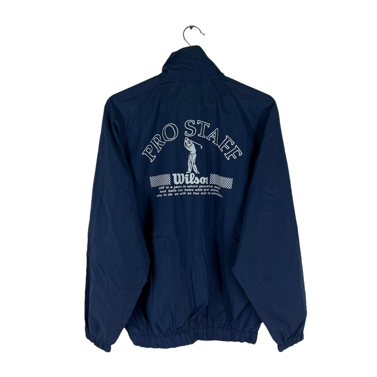 Japanese Brand × Sports Specialties × Vintage VINTAGE WINDBREAKER JACKET WILSON PRO STAFF BIG LOGO Size US L / EU 52-54 / 3 - 1 Thumbnail